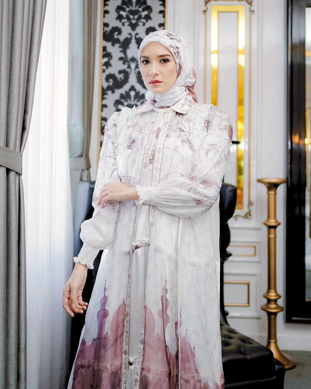 MAHEERA DRESS - BROKEN WHITE