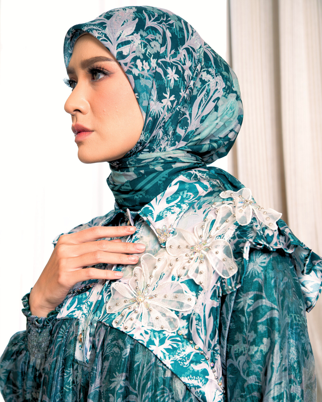 ZARELIA DRESS - EMERALD