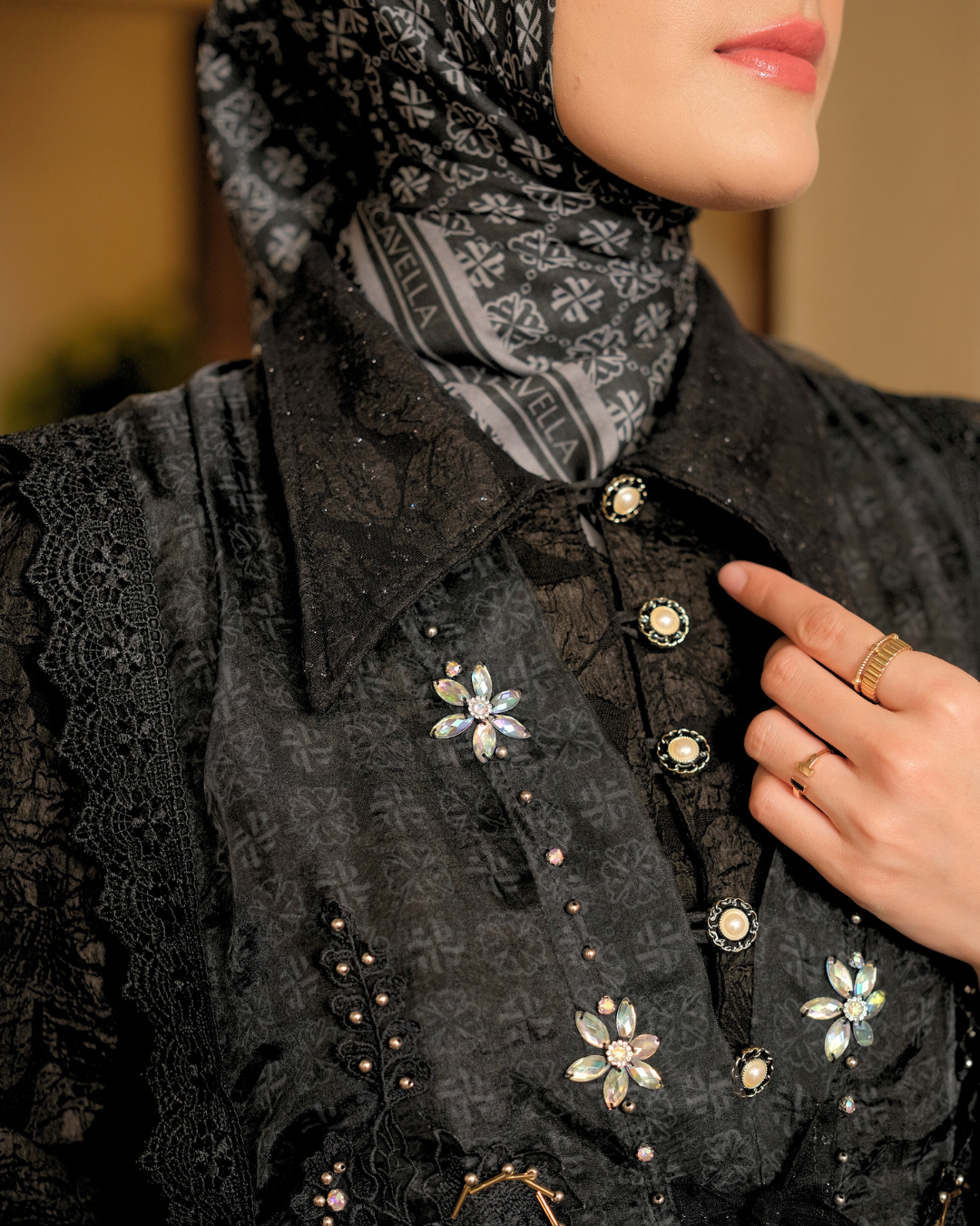 SHAVEENA DRESS - BLACK