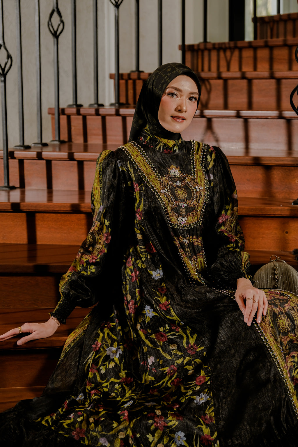 SHARAYAA DRESS - MIDNIGHTLIME