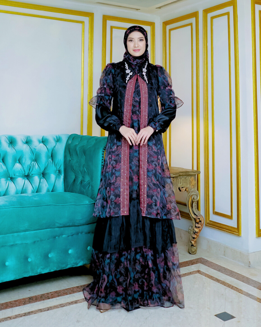 ZAURA DRESS - BLACK