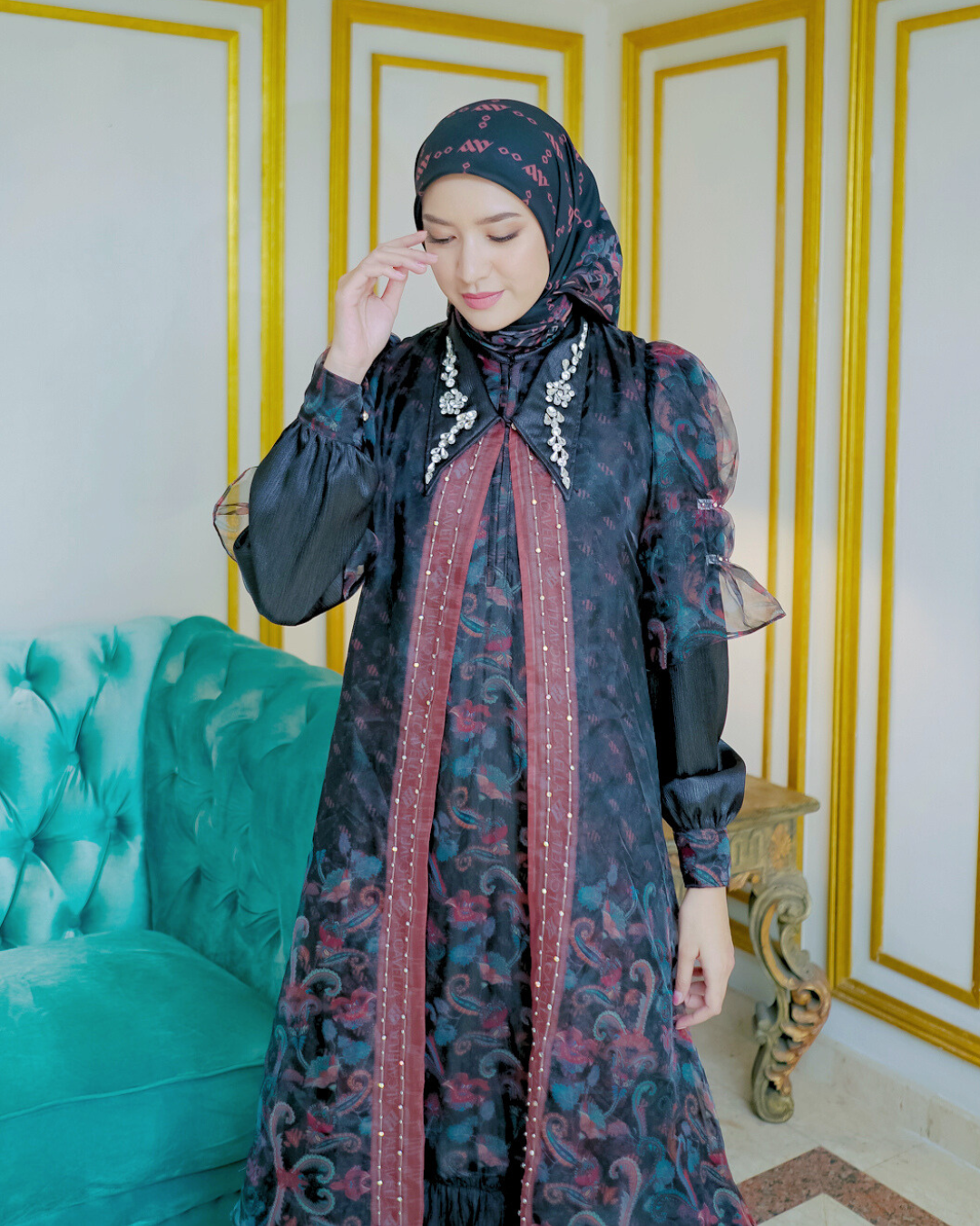 ZAURA DRESS - BLACK