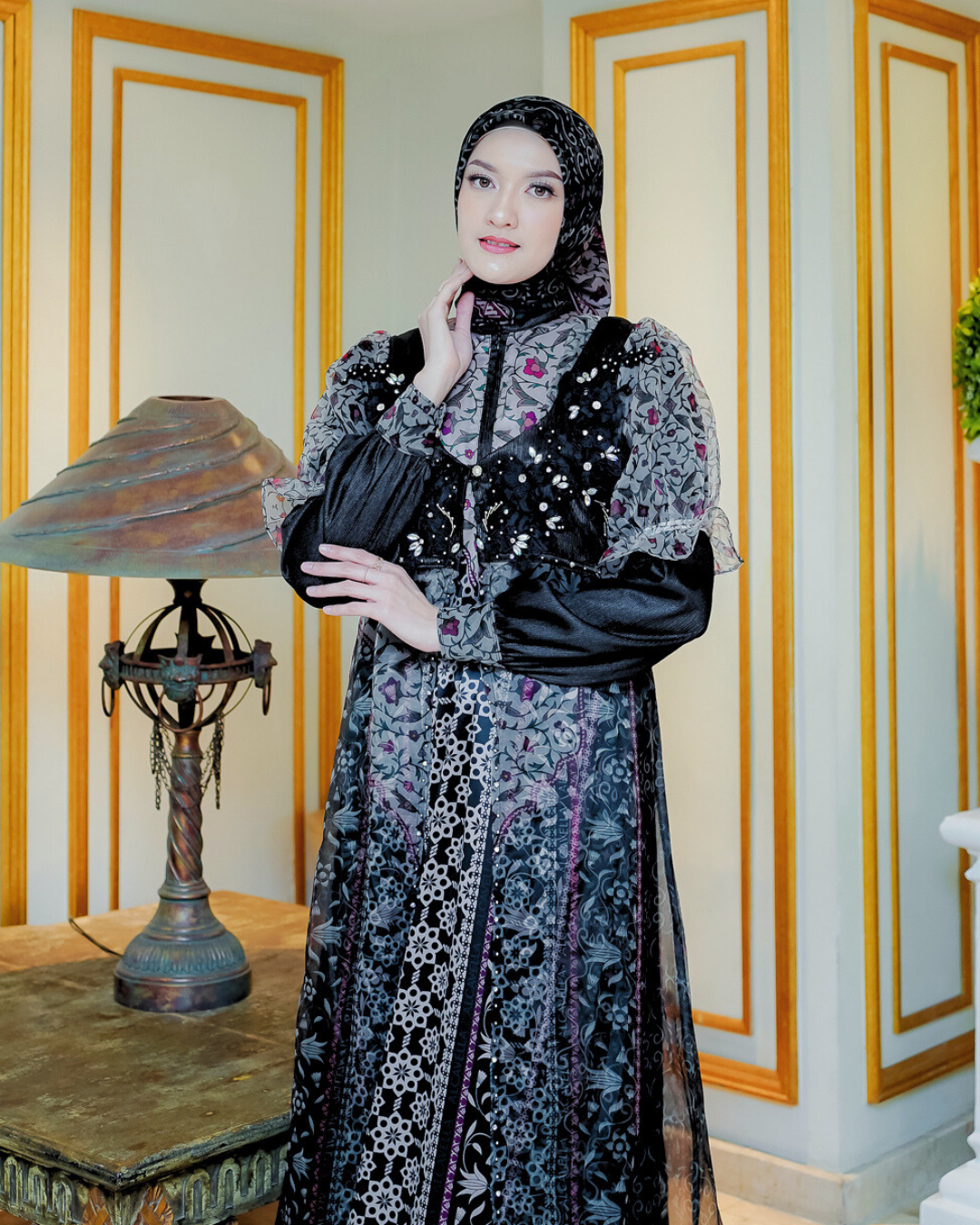 ZYANA DRESS - BLACK