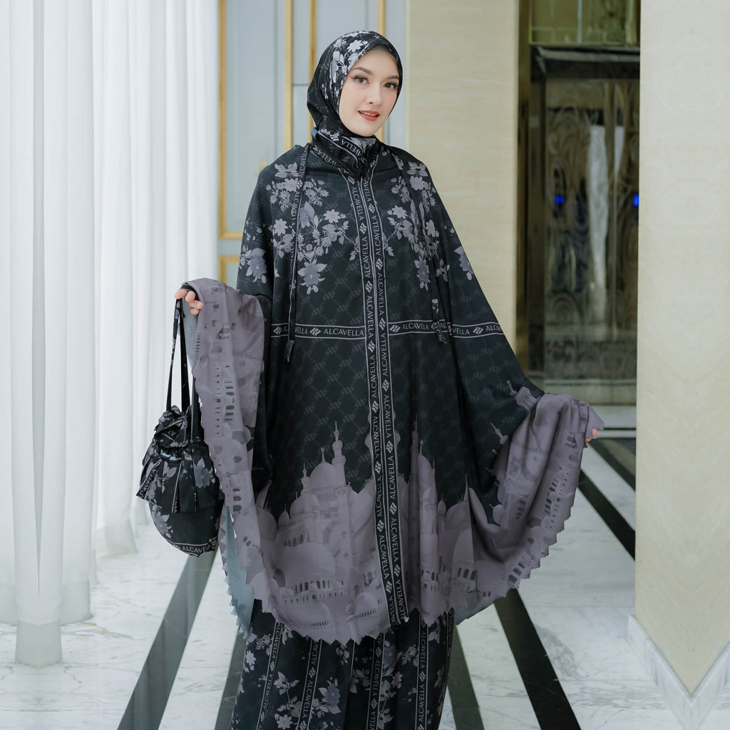 MAHEERA MUKENA - BLACK