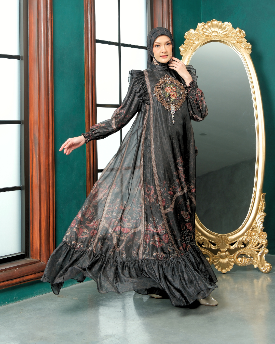 ELVARA DRESS - BLACK