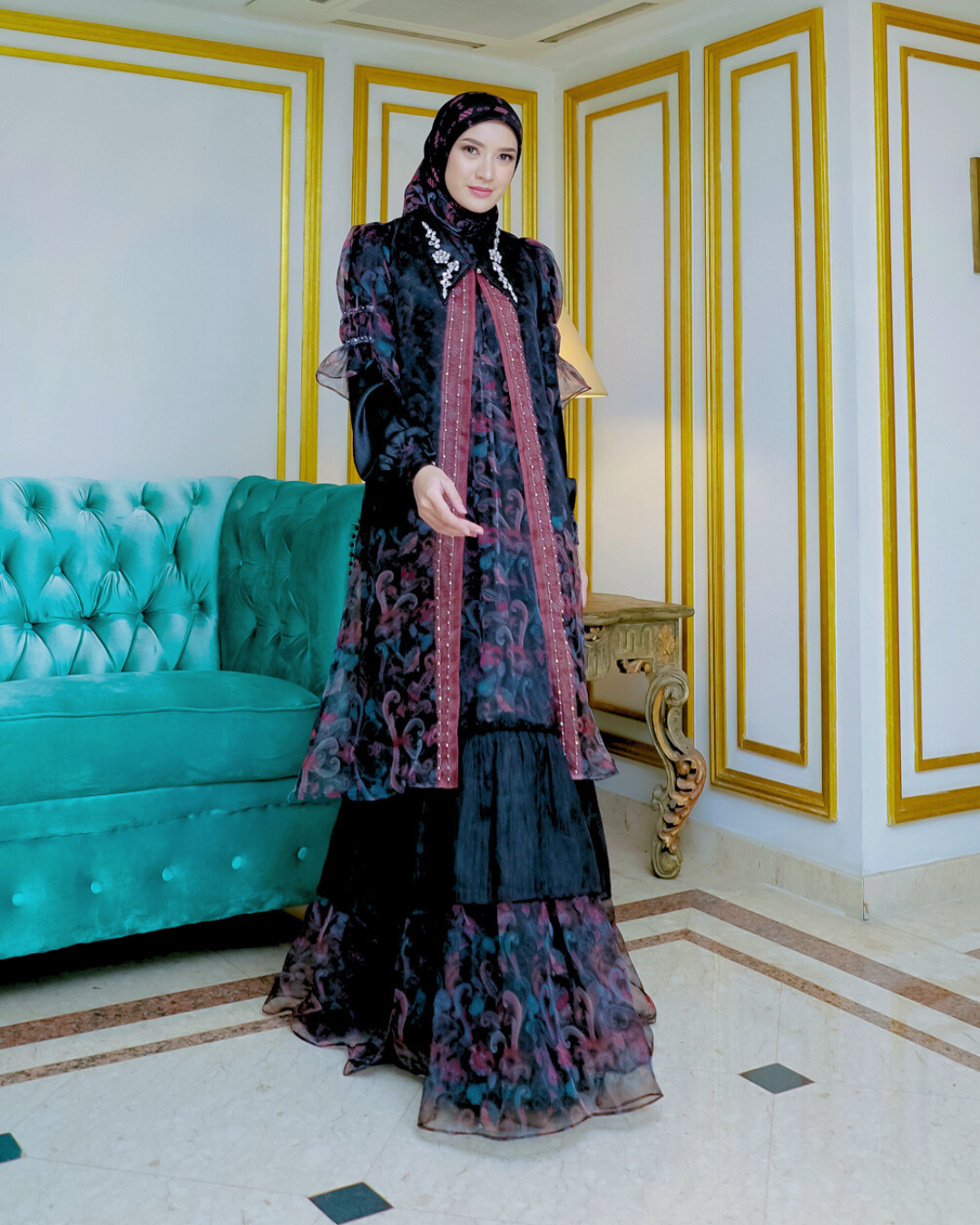 ZAURA DRESS - BLACK