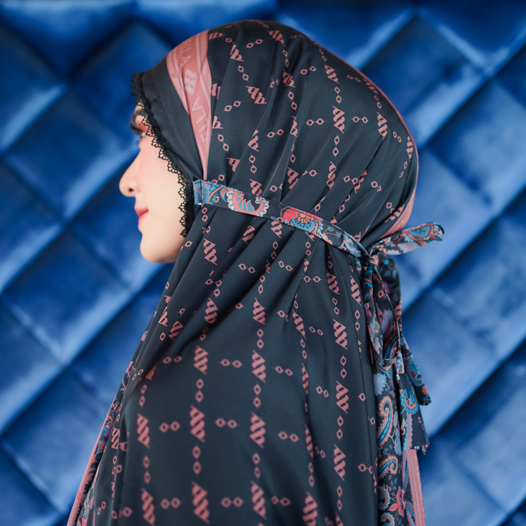ZAURA MUKENA - BLACK