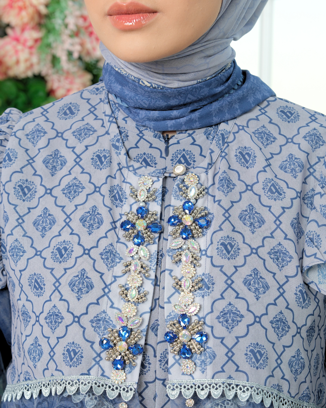 ELOURA DRESS - BLUE