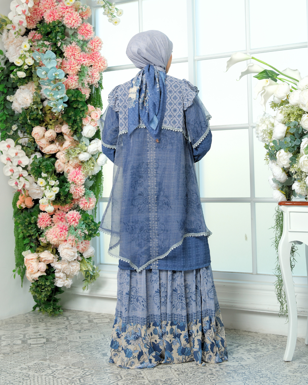 ELOURA DRESS - BLUE