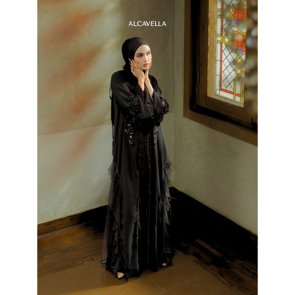NADEEYA ABAYA - BLACK
