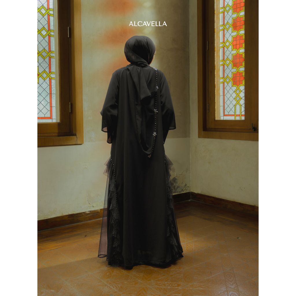 NADEEYA ABAYA - BLACK