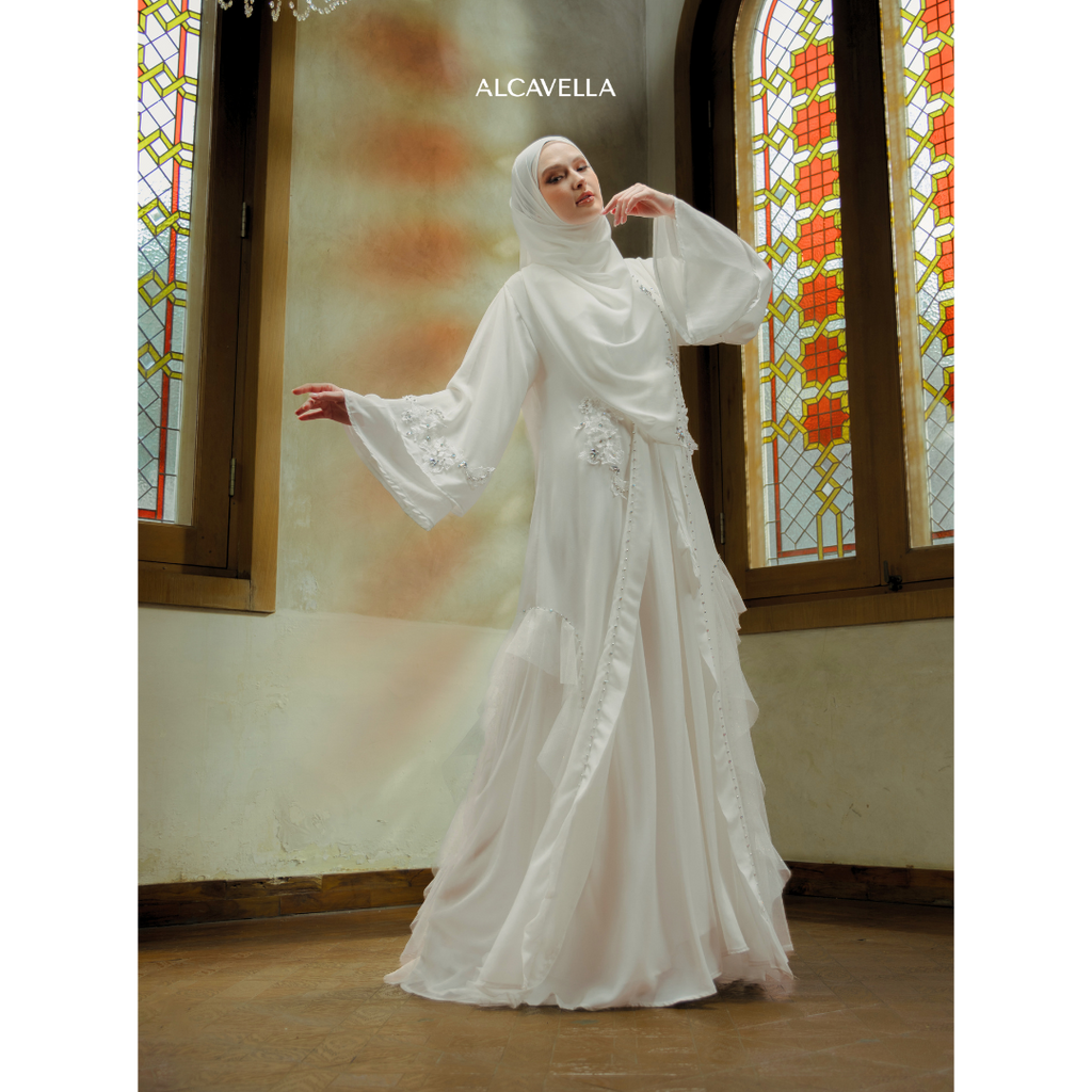 NADEEYA ABAYA - BROKENWHITE