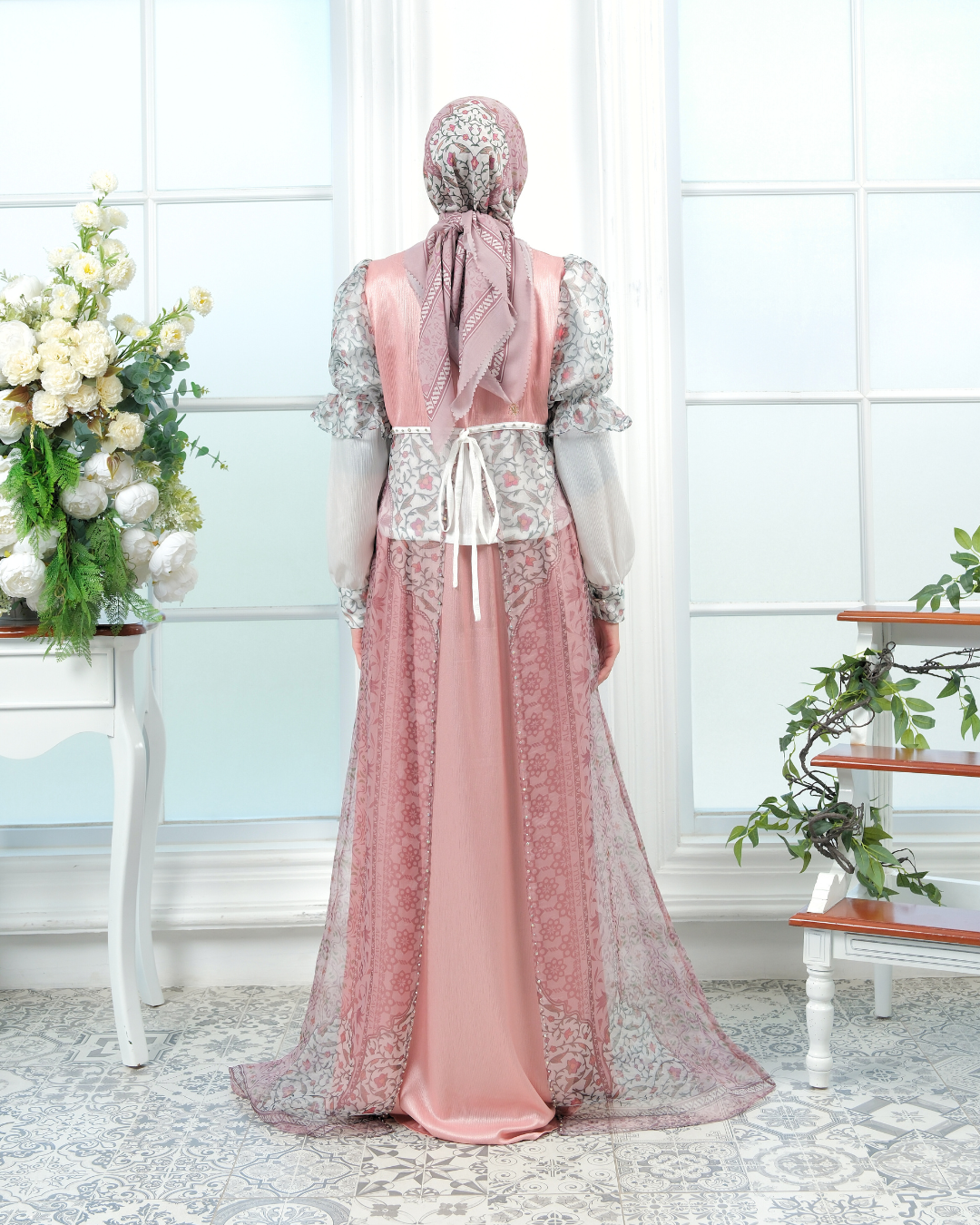 ZYANA DRESS - DUSTY PINK