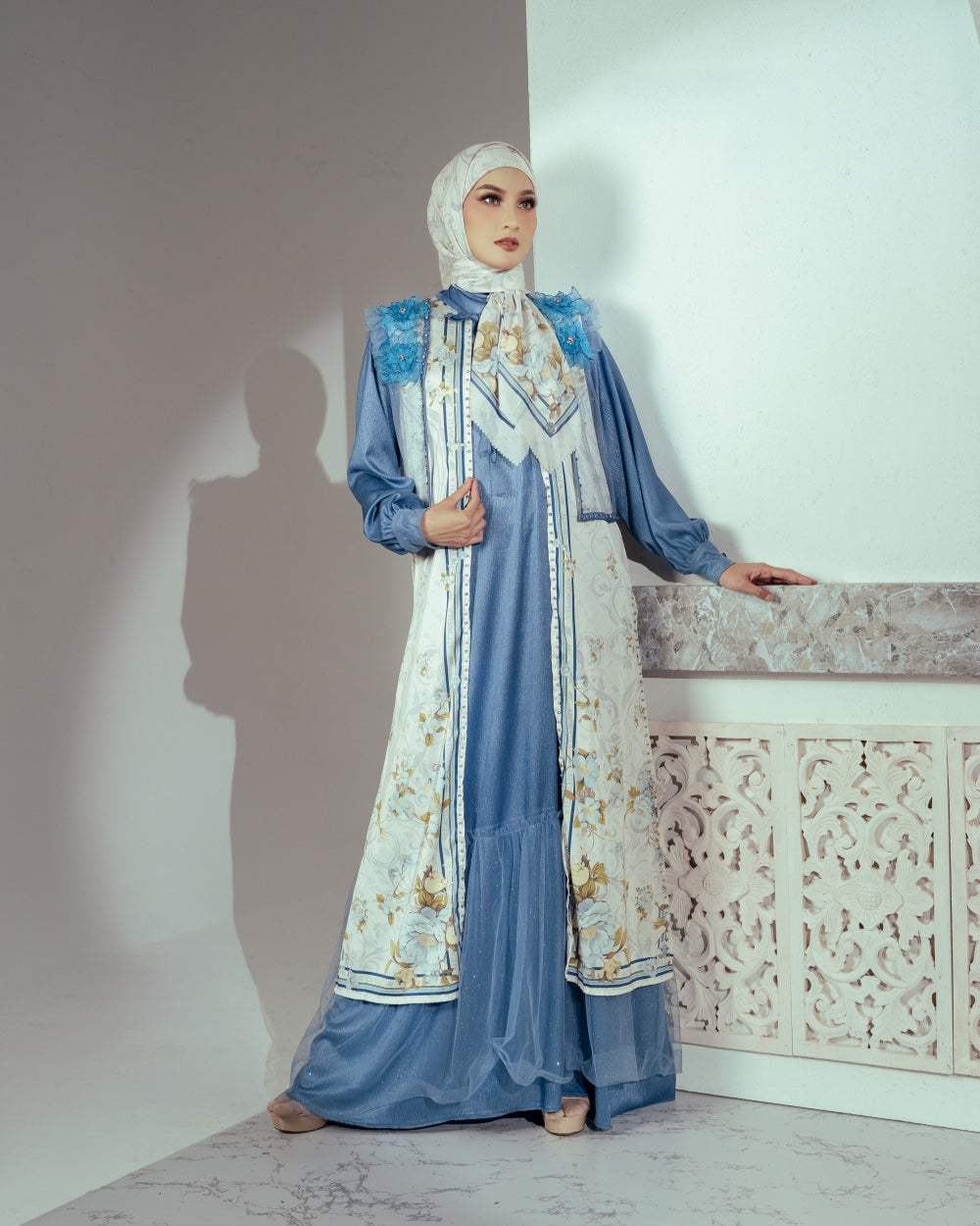 FLORENCIA DRESS - ROYALBLUE
