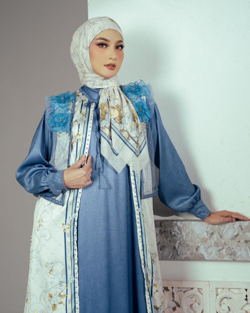 FLORENCIA DRESS - ROYALBLUE