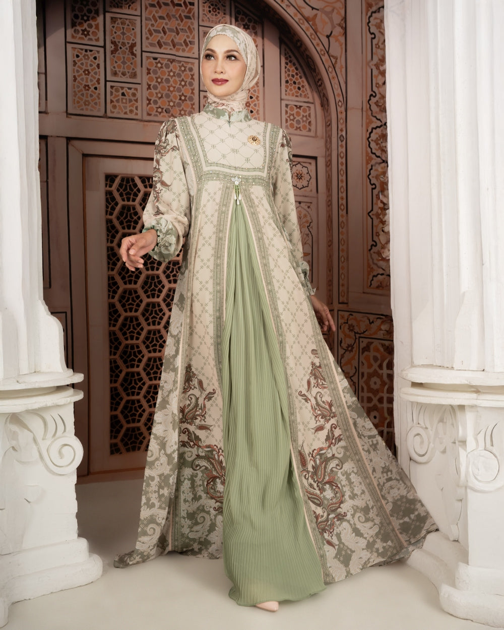 AZZURA DRESS - PISTACHIO