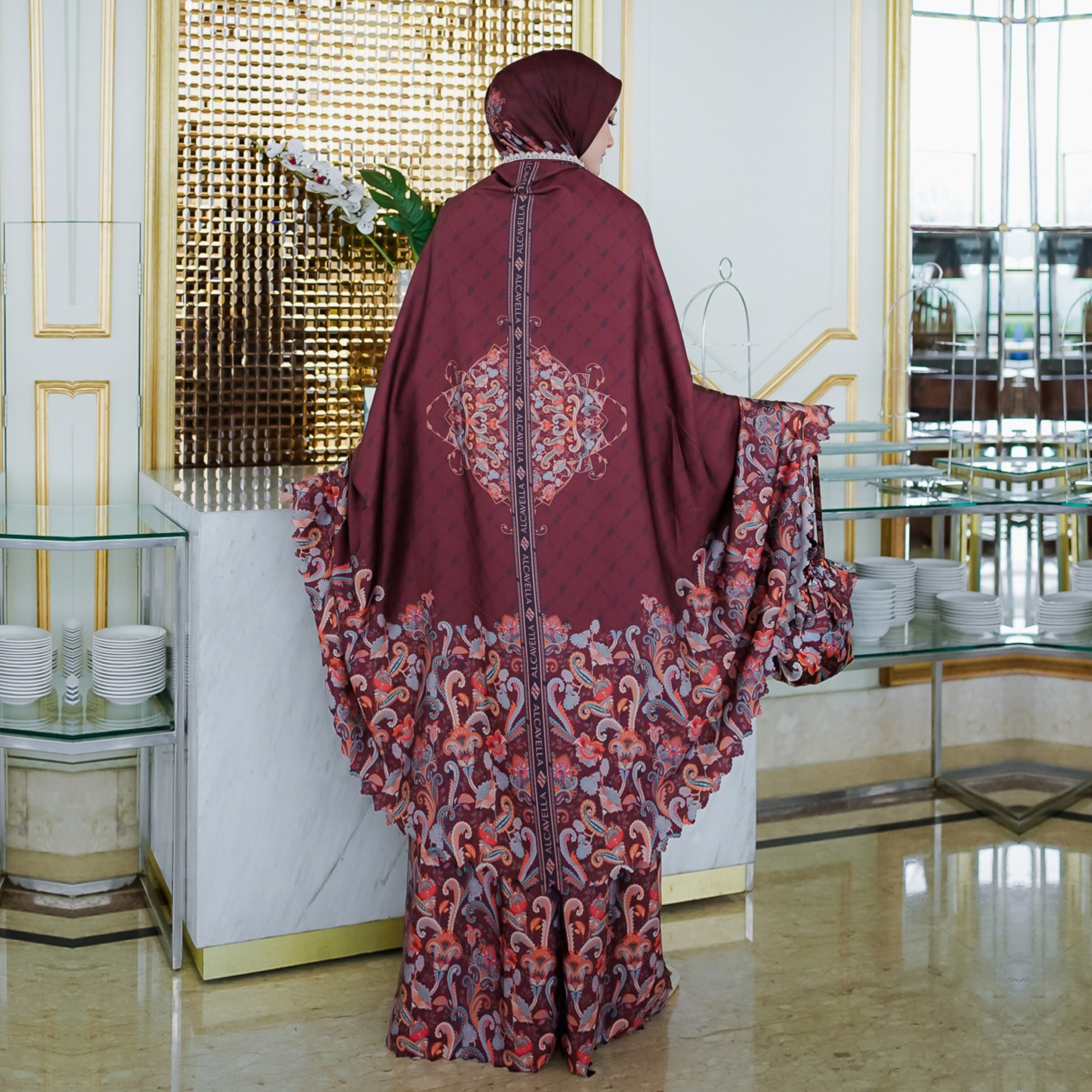ZAURA MUKENA - CINNAMON BROWN
