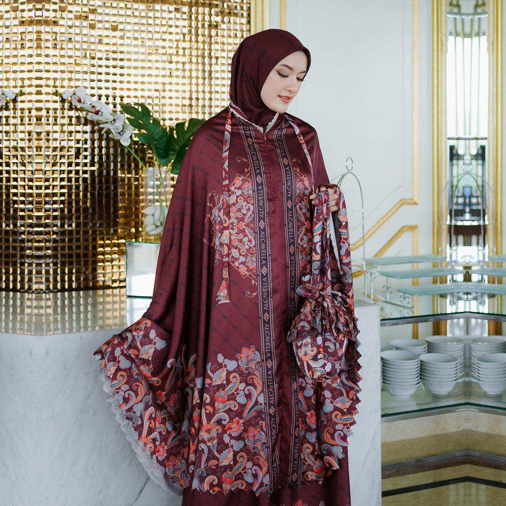 ZAURA MUKENA - CINNAMON BROWN