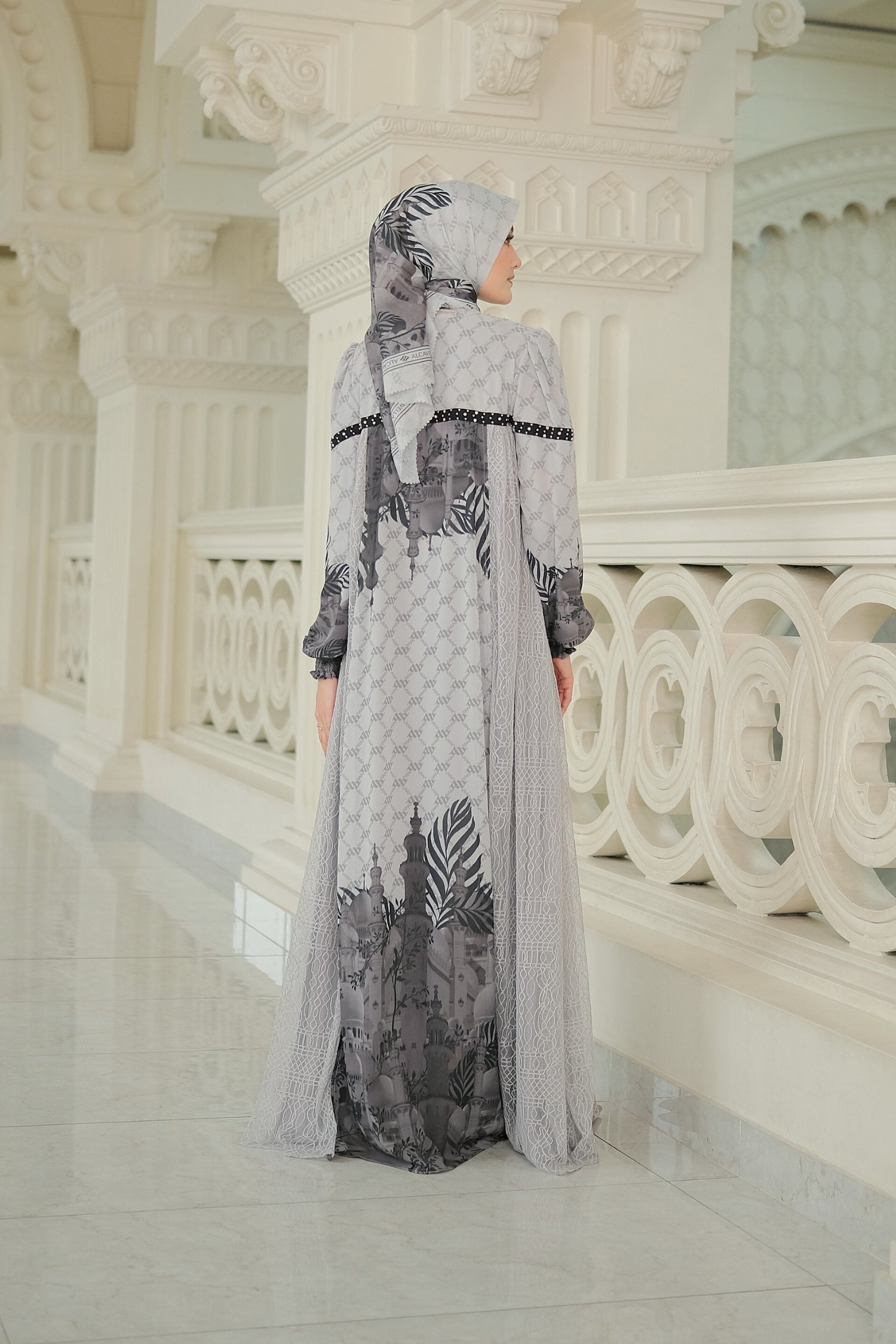 MAYESHA DRESS - GREY