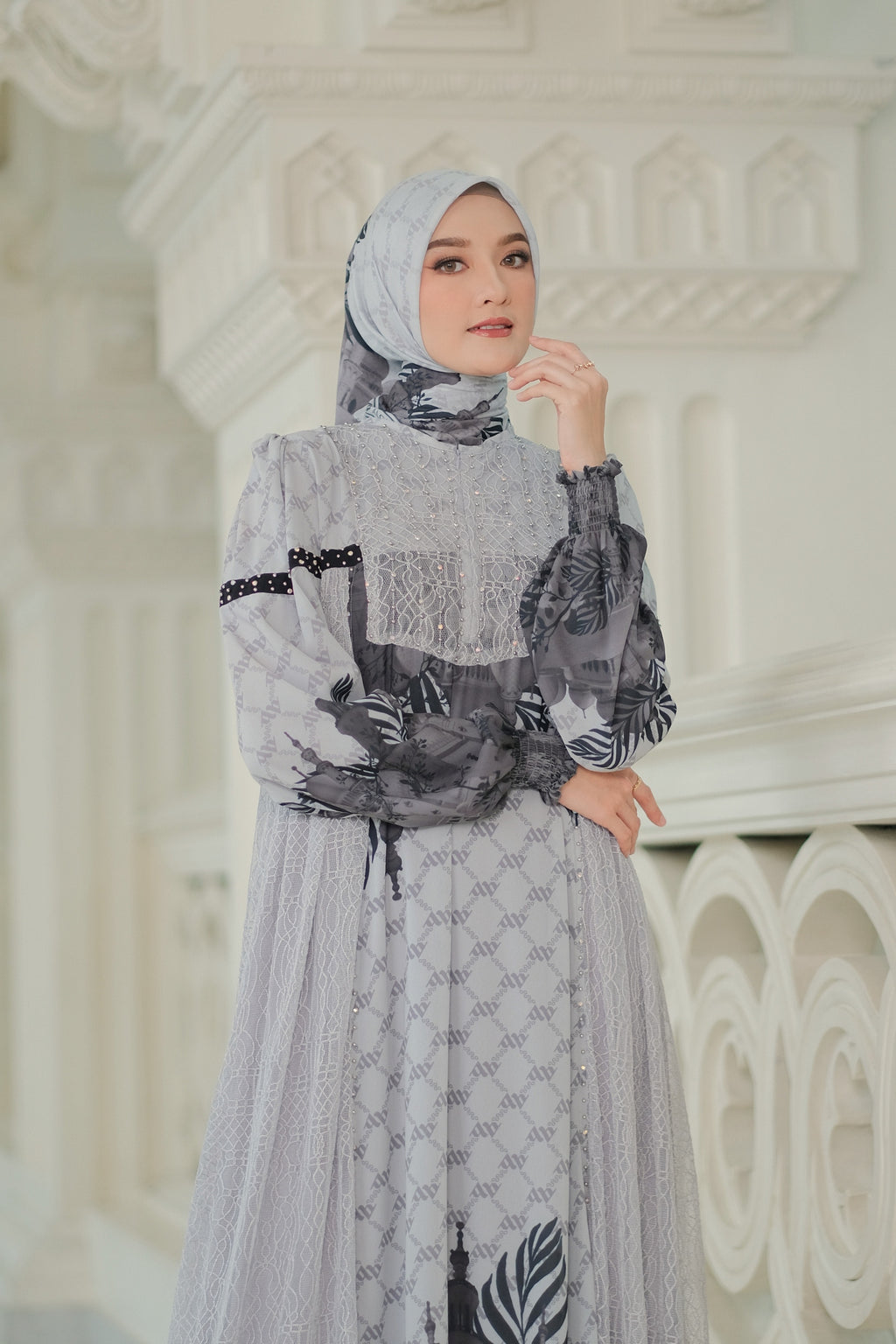 MAYESHA DRESS - GREY