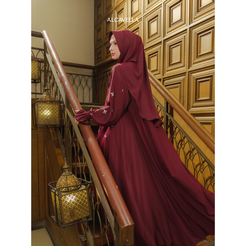 NAMEERA ABAYA - MAROON