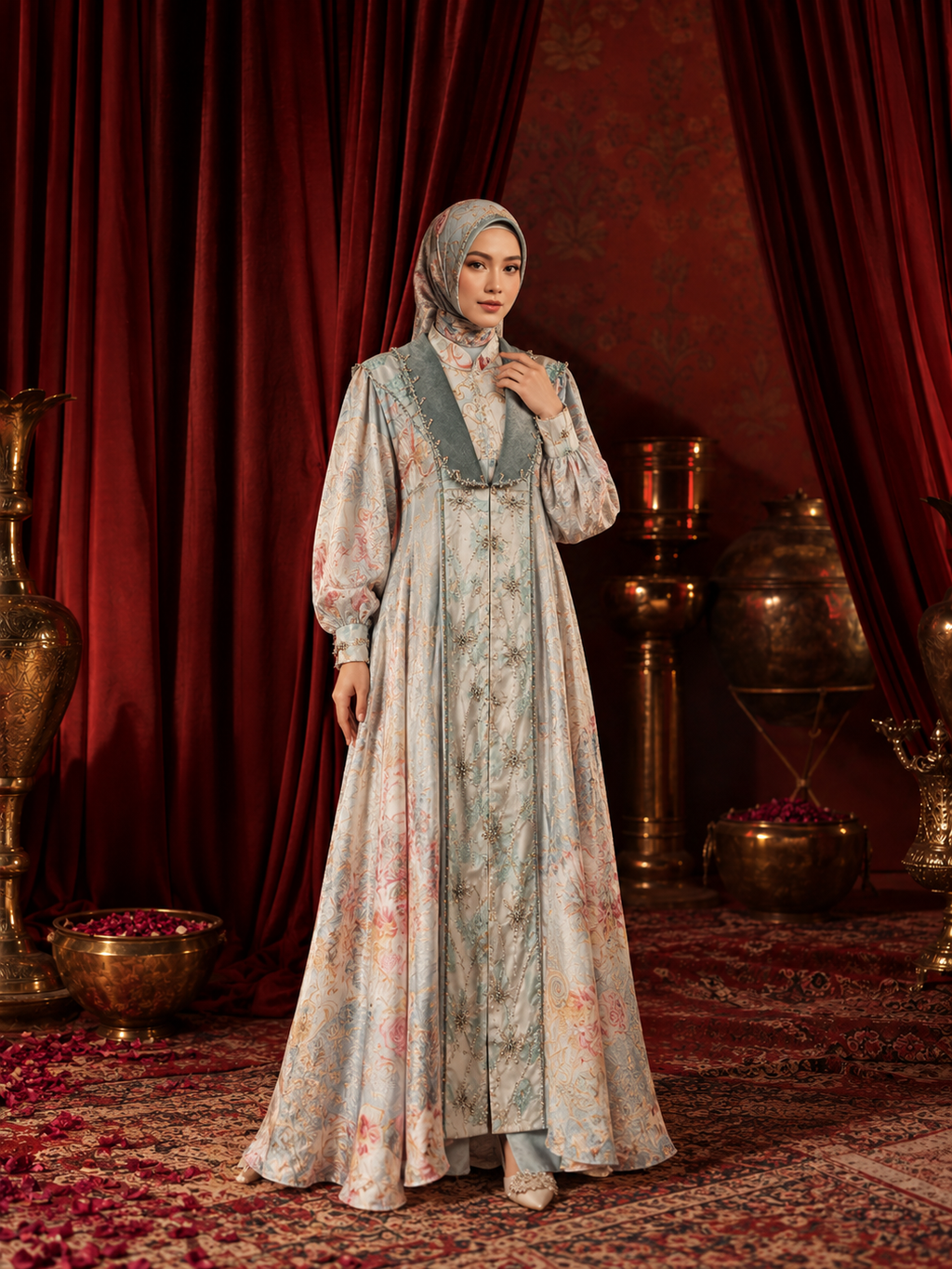 NAYRAA DRESS - BABYBLUE