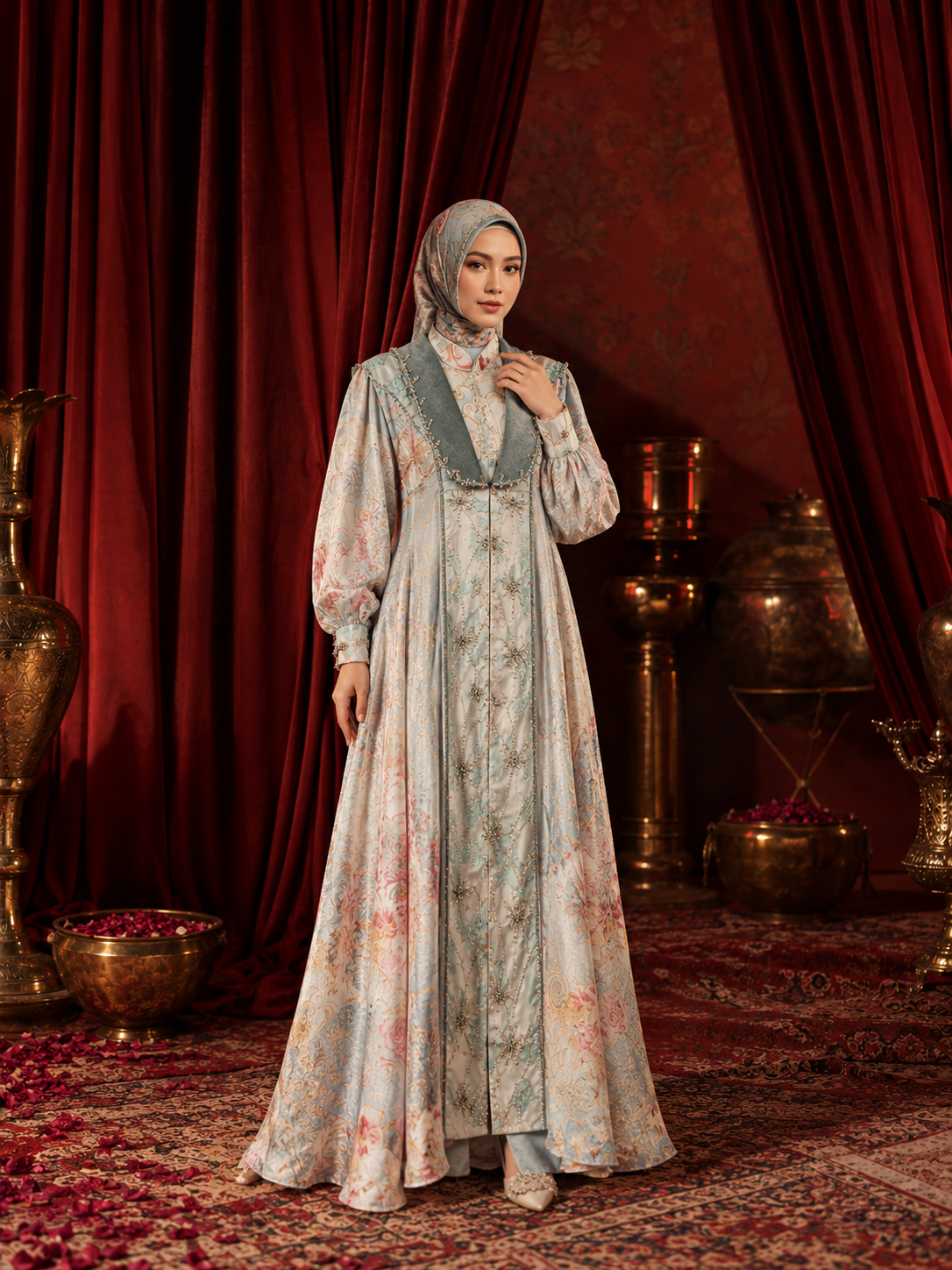 NAYRAA DRESS - BABYBLUE