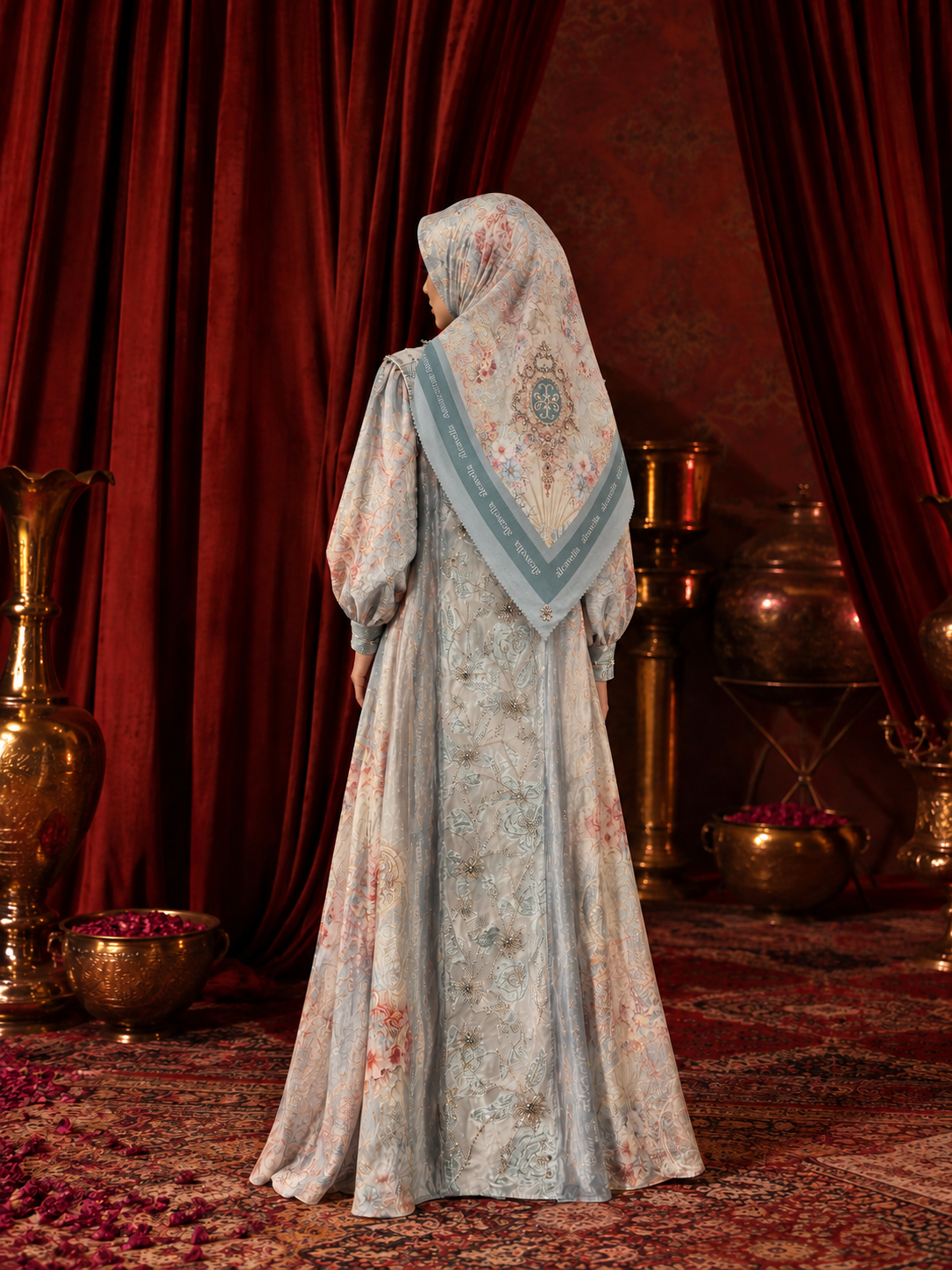 NAYRAA DRESS - BABYBLUE