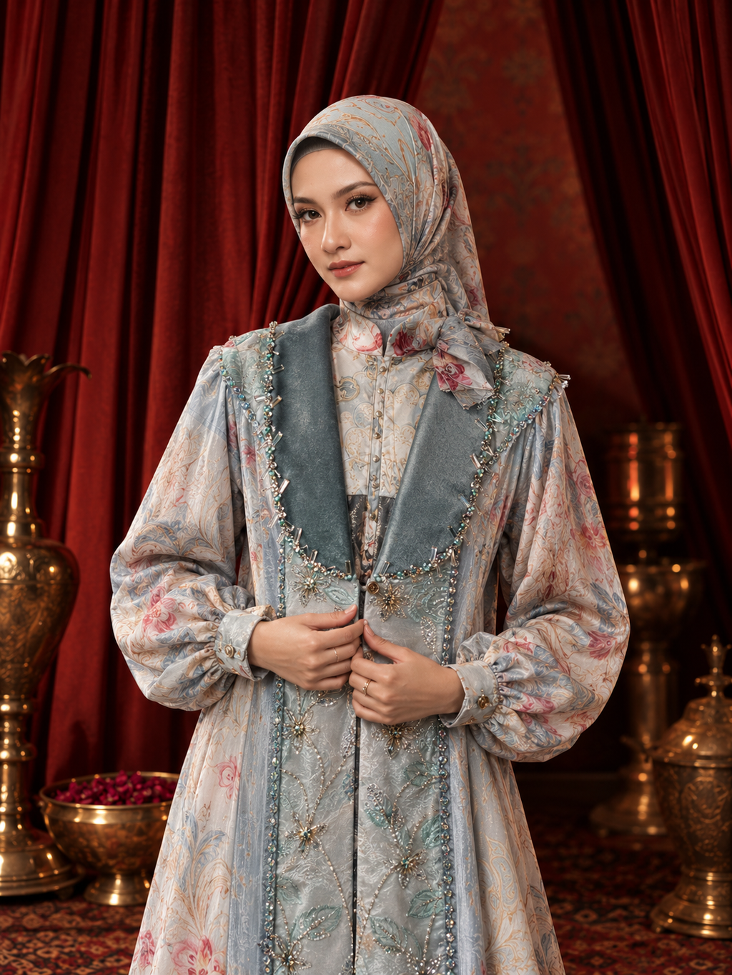 NAYRAA DRESS - BABYBLUE
