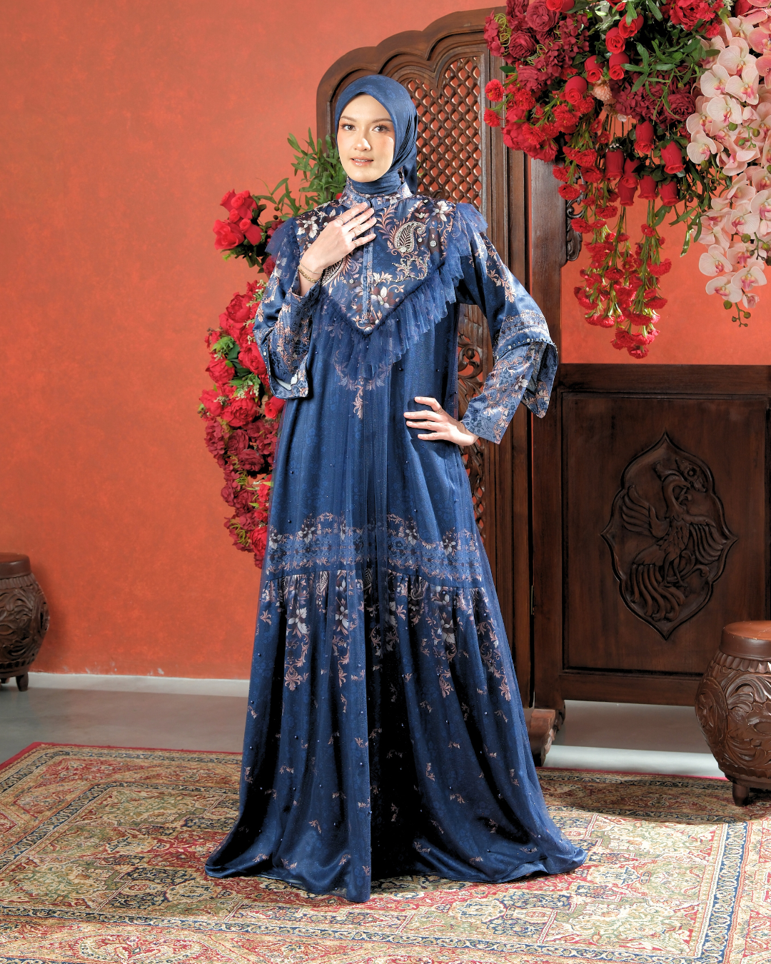 MAFEERA DRESS - OXFORDBLUE