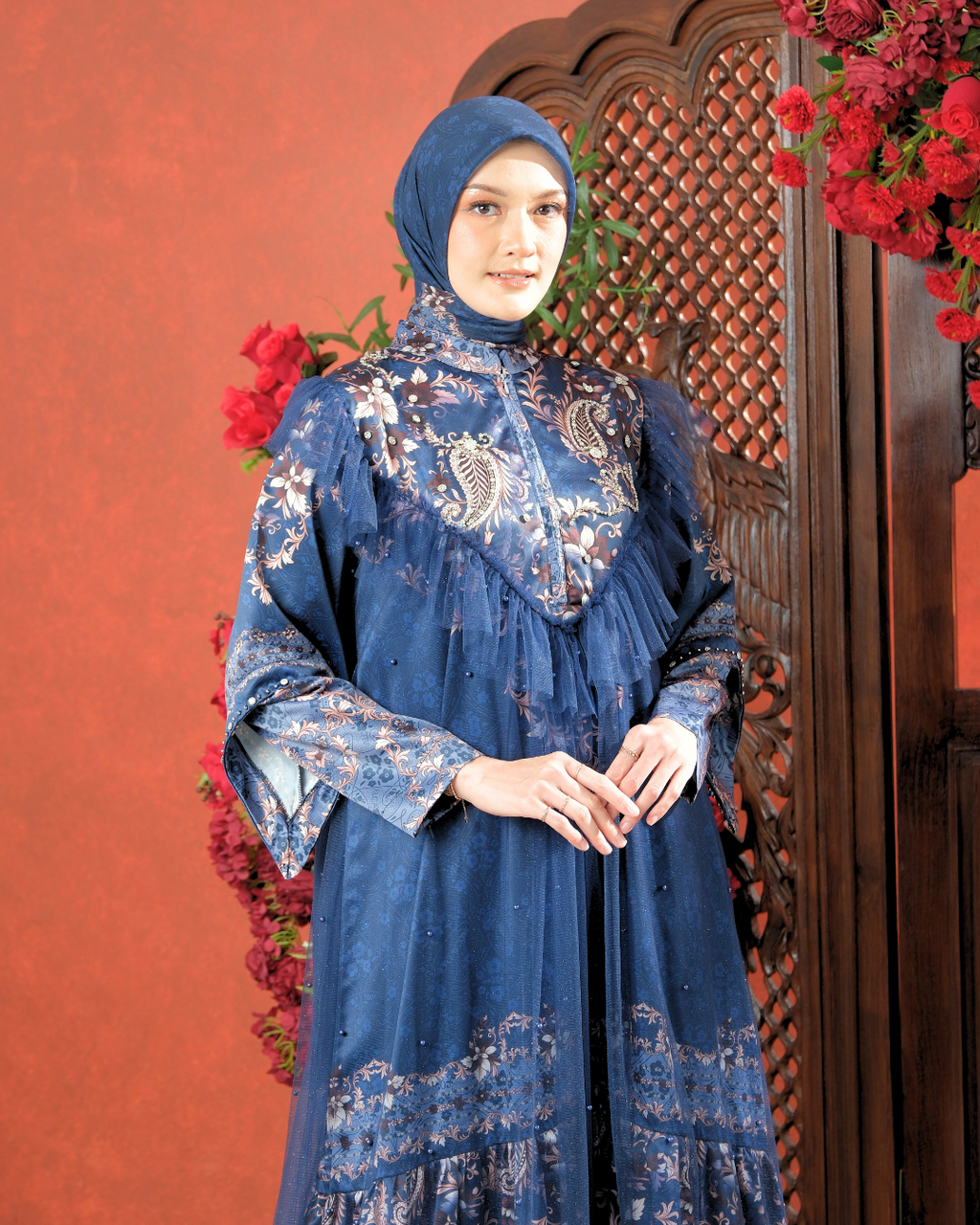 MAFEERA DRESS - OXFORDBLUE
