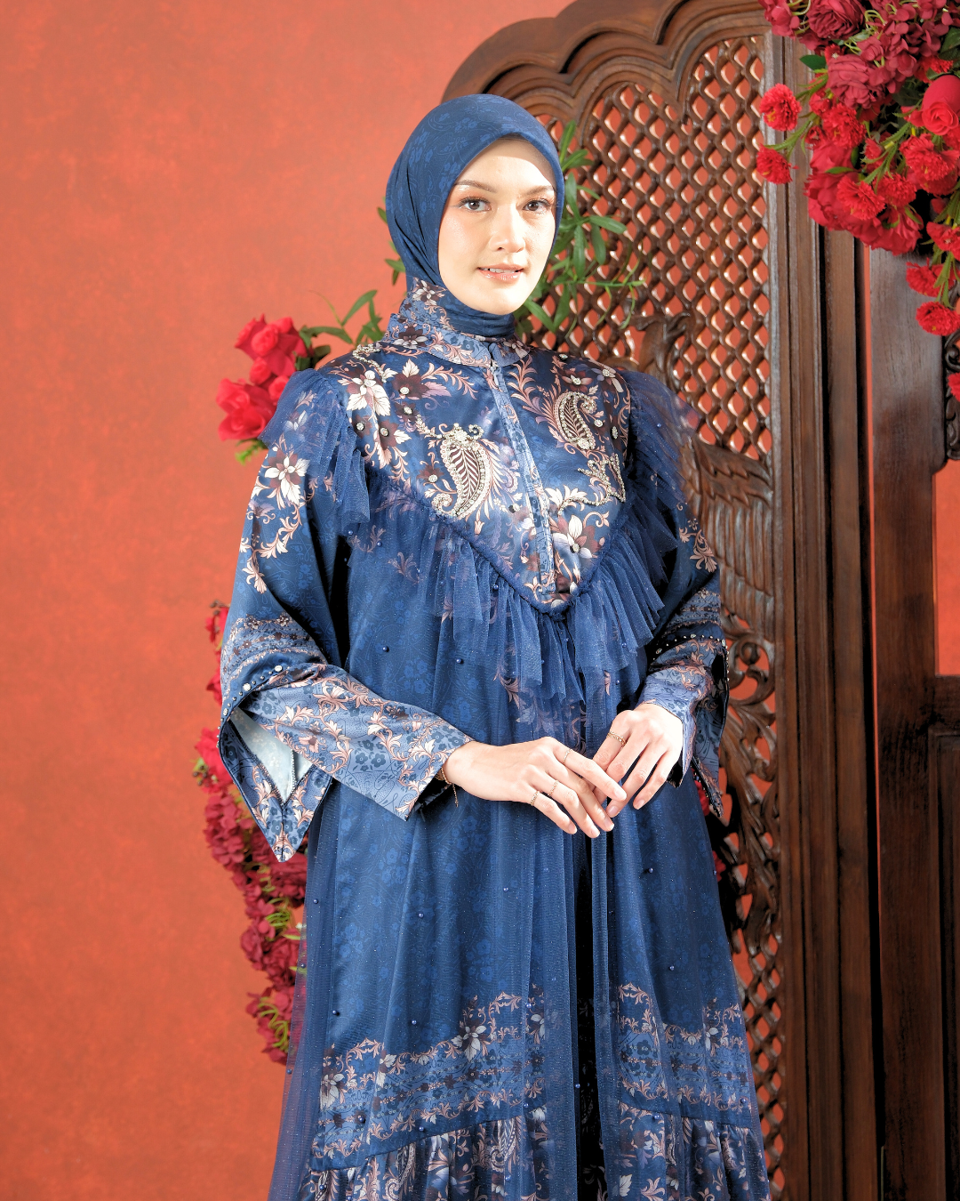 MAFEERA DRESS - OXFORDBLUE