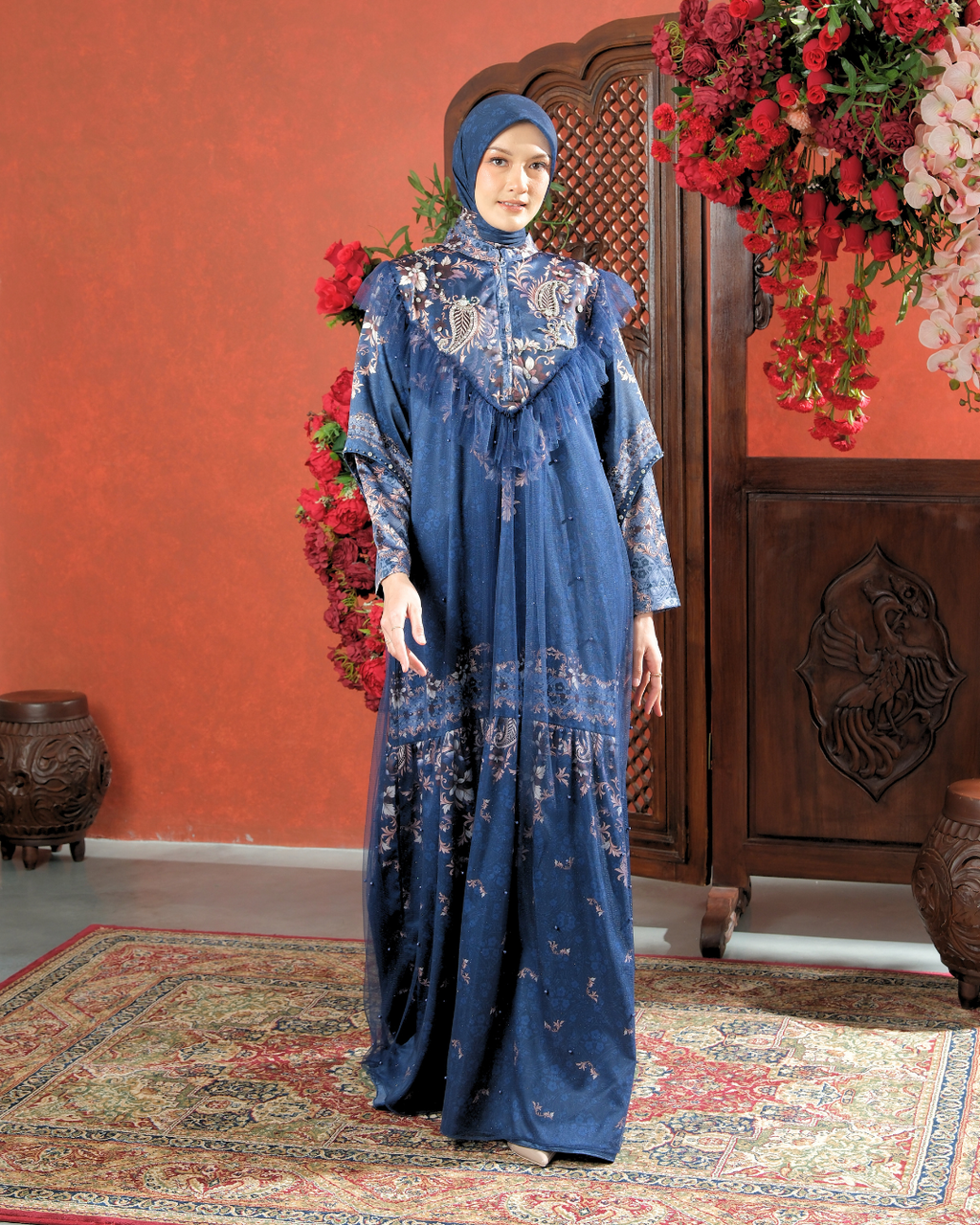 MAFEERA DRESS - OXFORDBLUE
