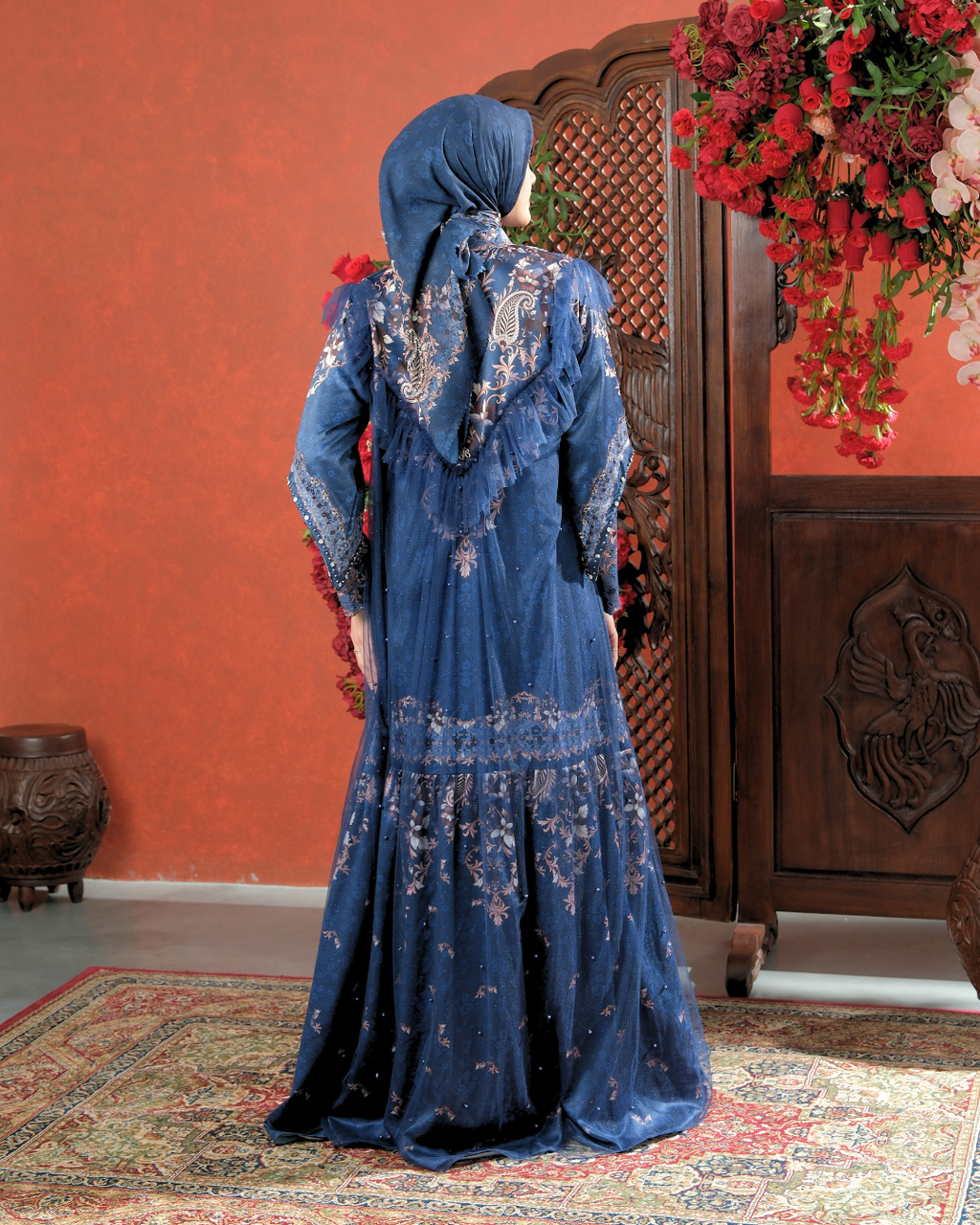 MAFEERA DRESS - OXFORDBLUE
