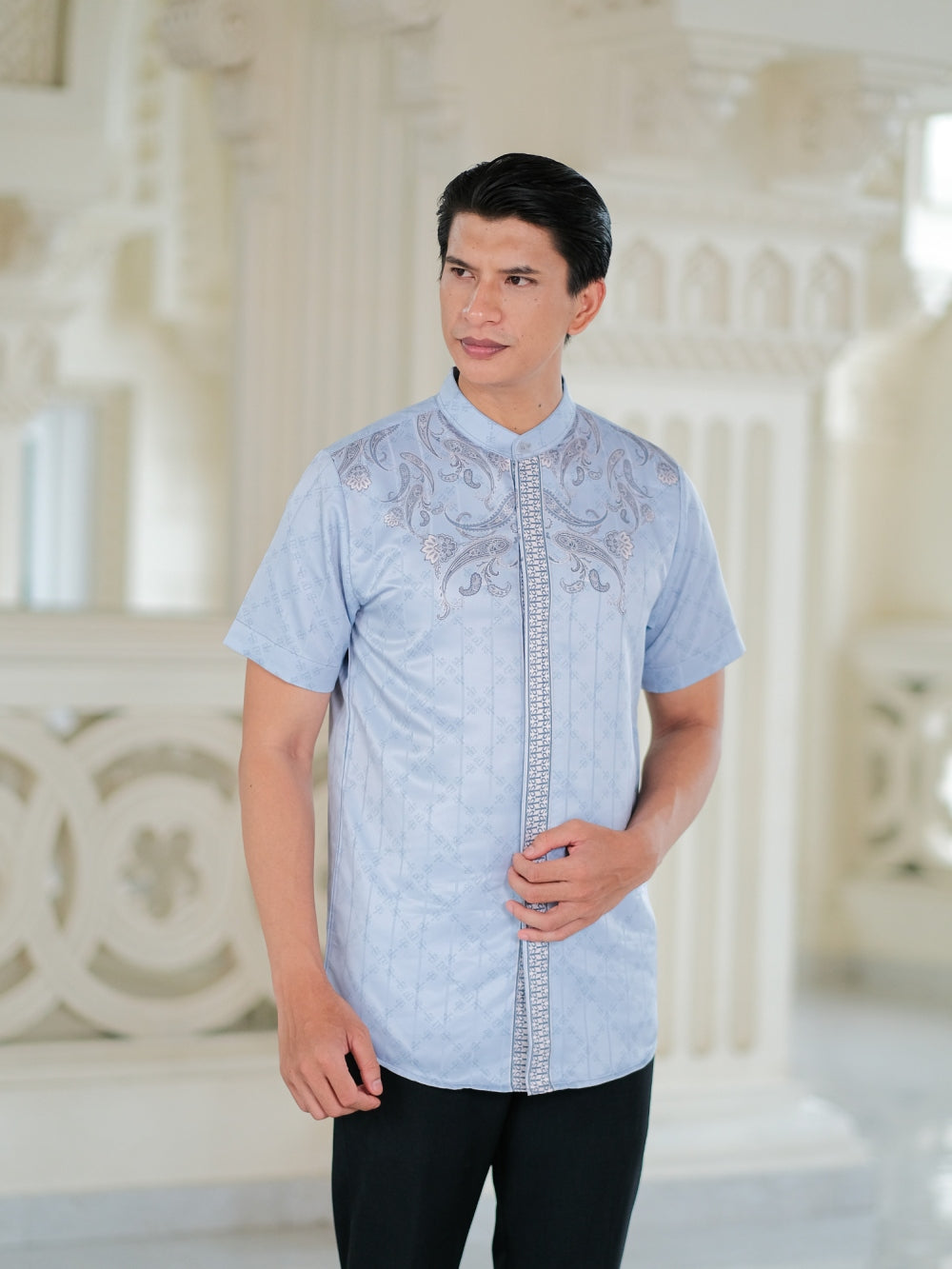 RAYAAN KOKO LENGAN PENDEK - ASH GREY