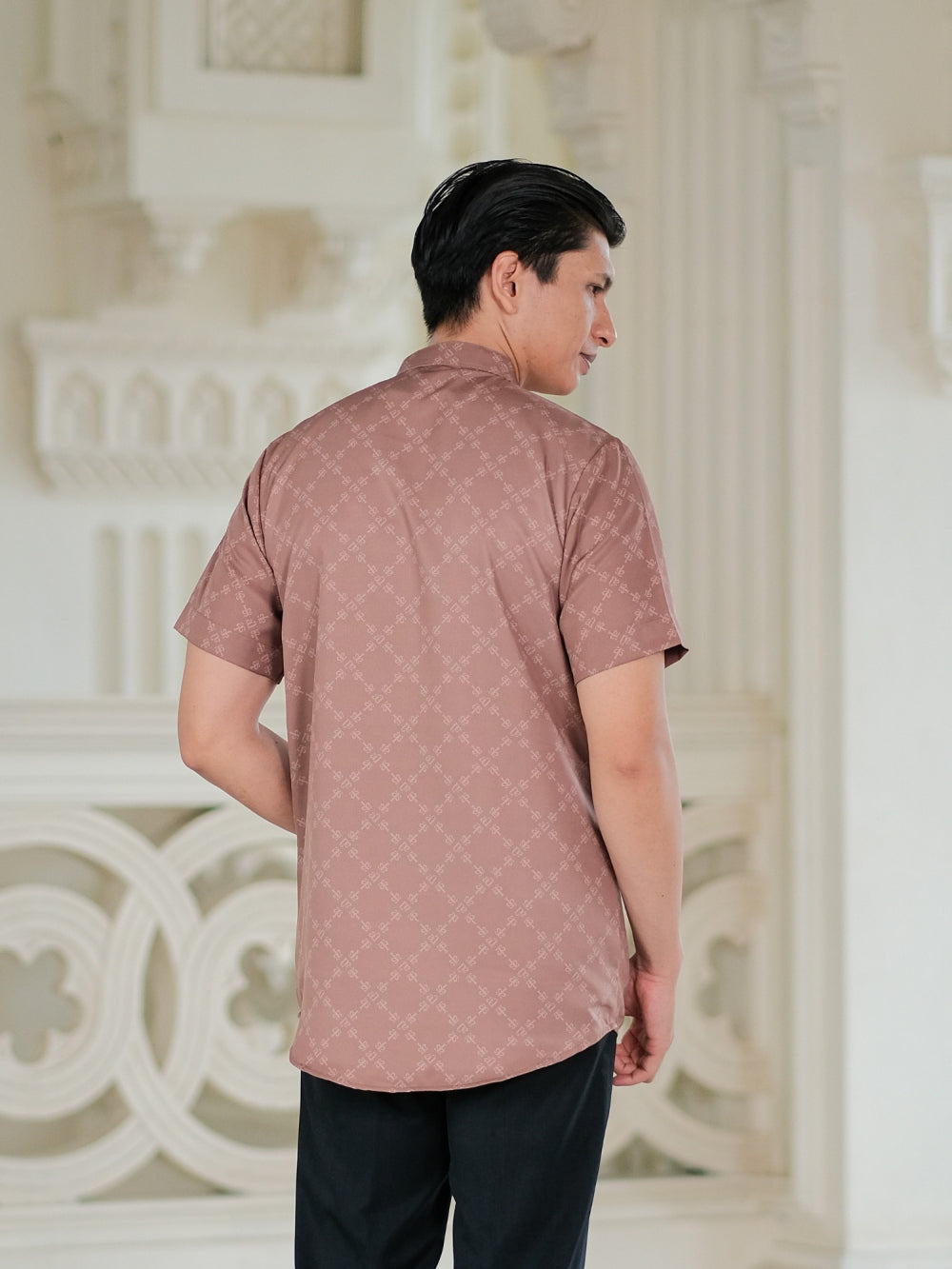 RAYAAN KOKO LENGAN PENDEK - MOCHA BROWN