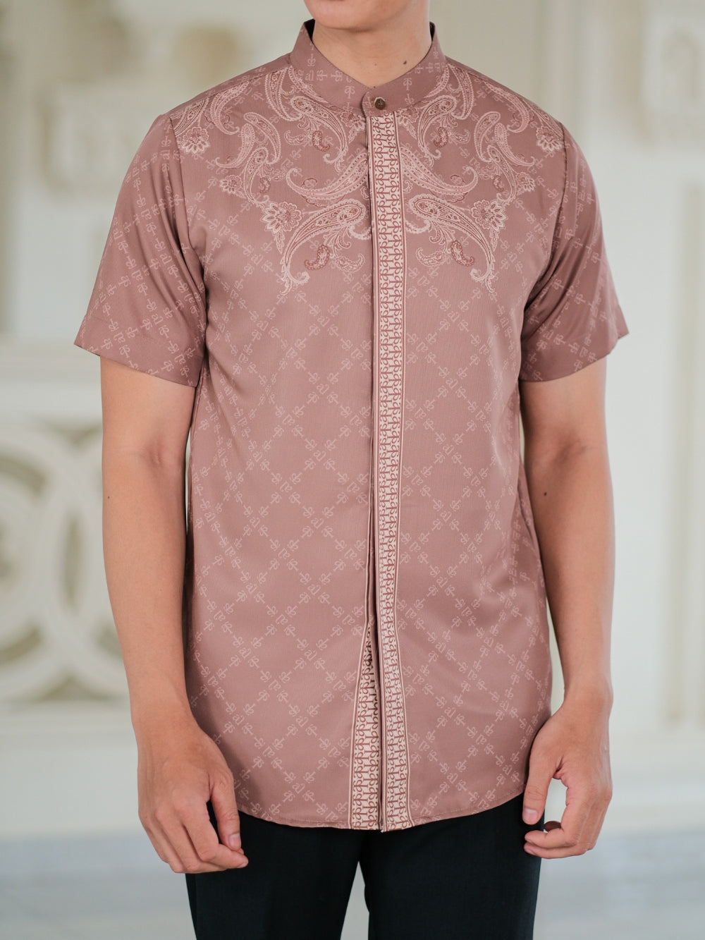 RAYAAN KOKO LENGAN PENDEK - MOCHA BROWN