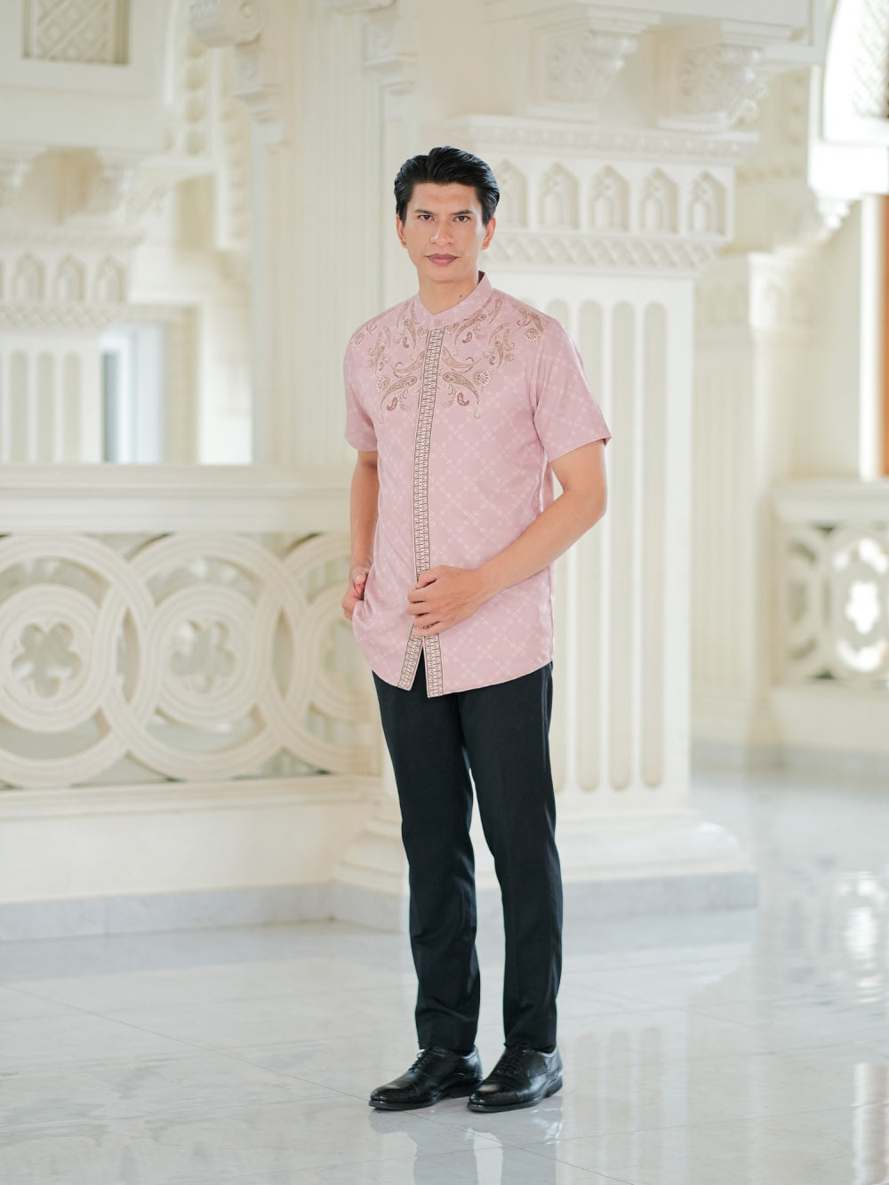 RAYAAN KOKO LENGAN PENDEK - MAUVE