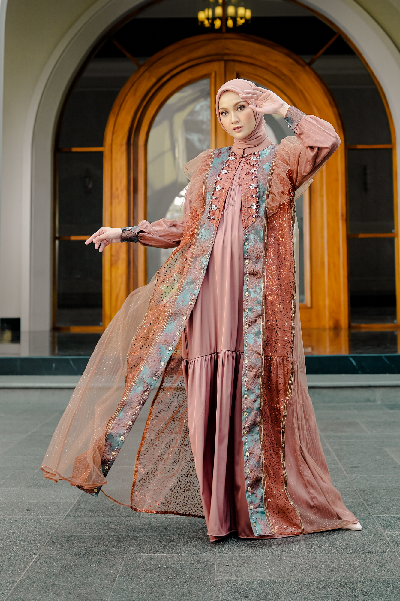 SHARADIVA AYARAA DRESS - MOCHAMIST