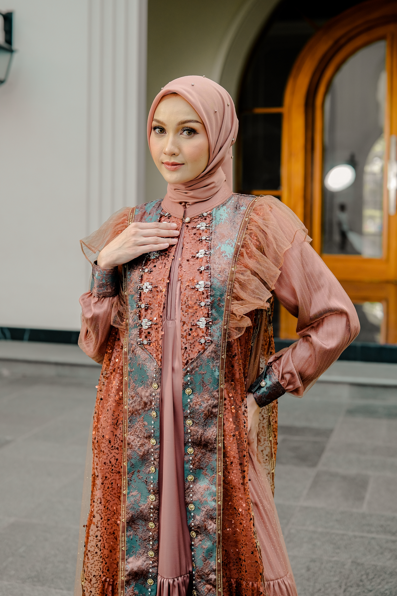 SHARADIVA AYARAA DRESS - MOCHAMIST