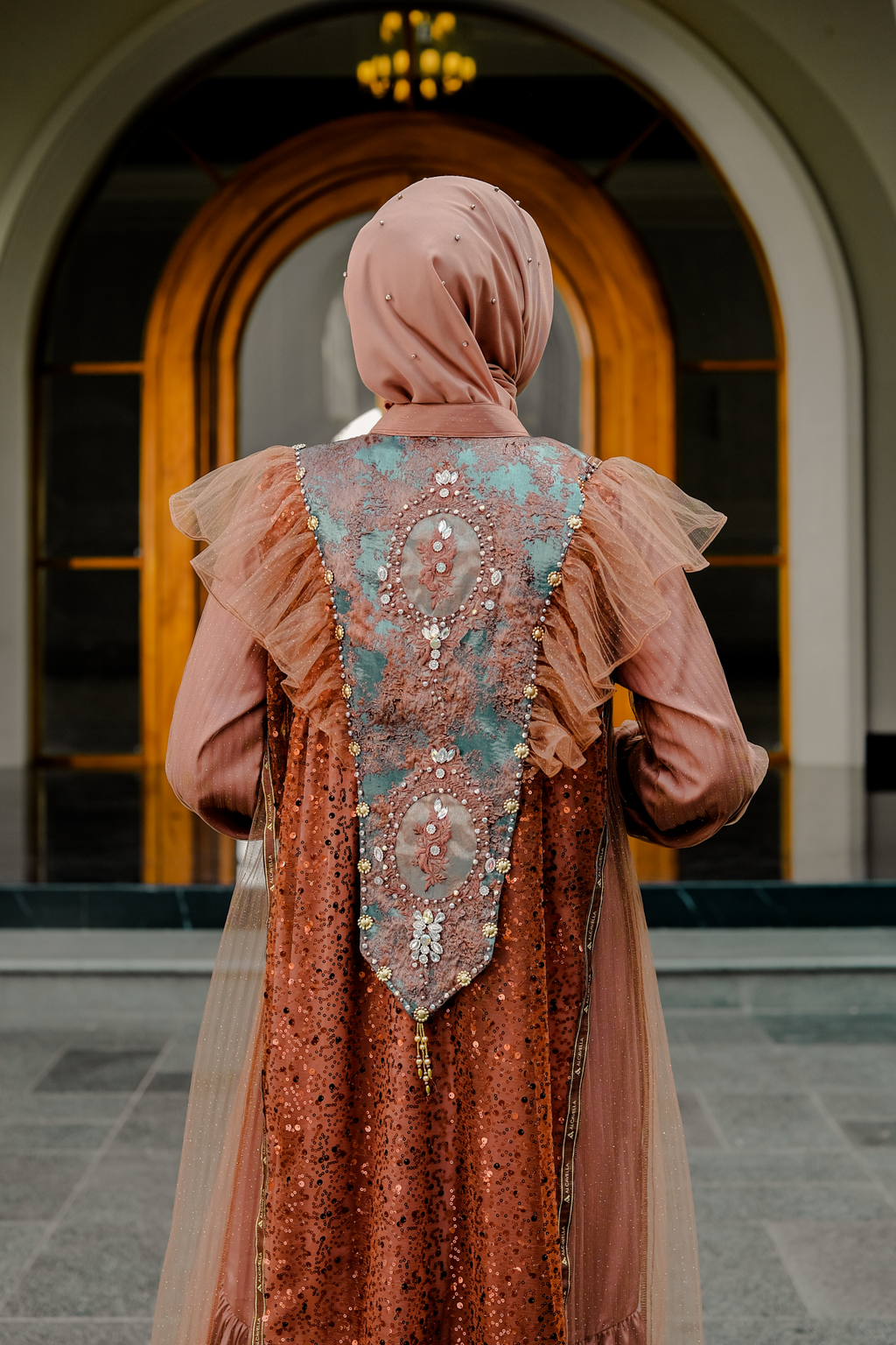 SHARADIVA AYARAA DRESS - MOCHAMIST