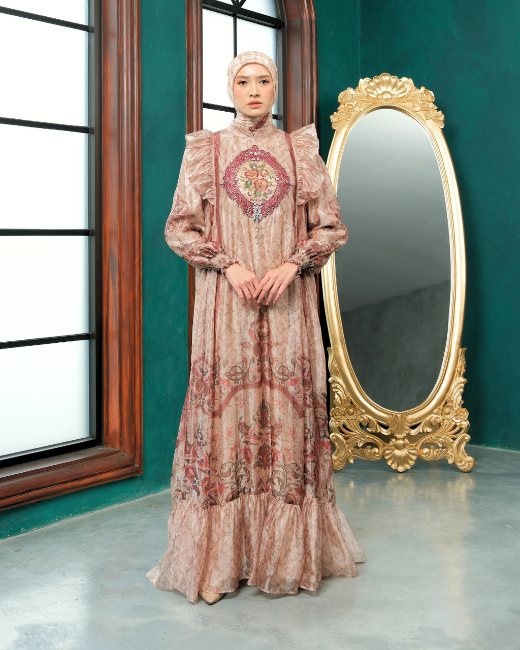 ELVARA DRESS - SOFT SAND