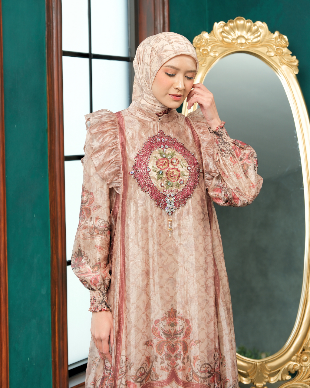 ELVARA DRESS - SOFT SAND