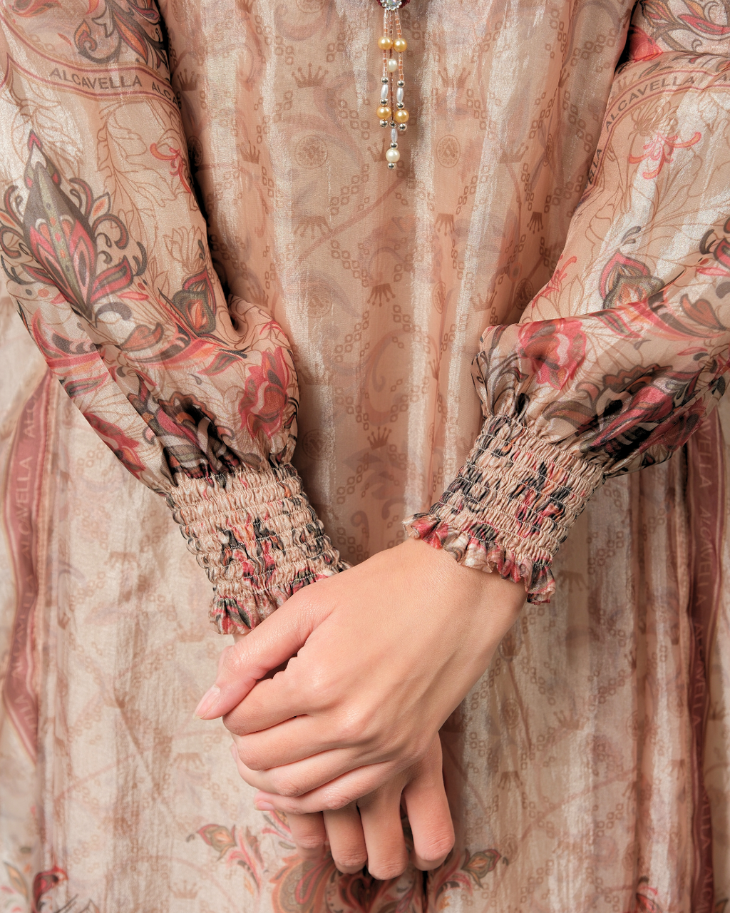 ELVARA DRESS - SOFT SAND