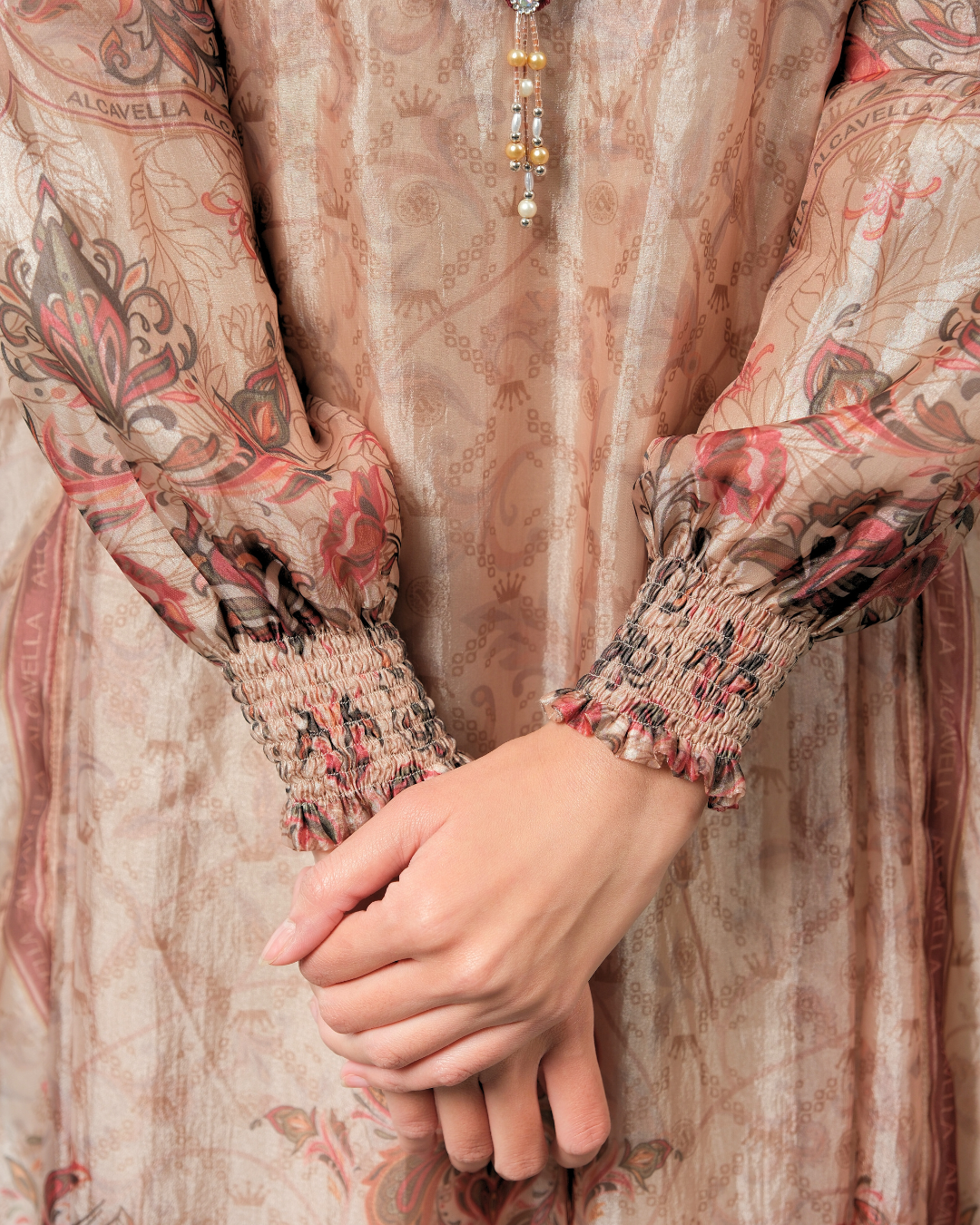 ELVARA DRESS - SOFT SAND