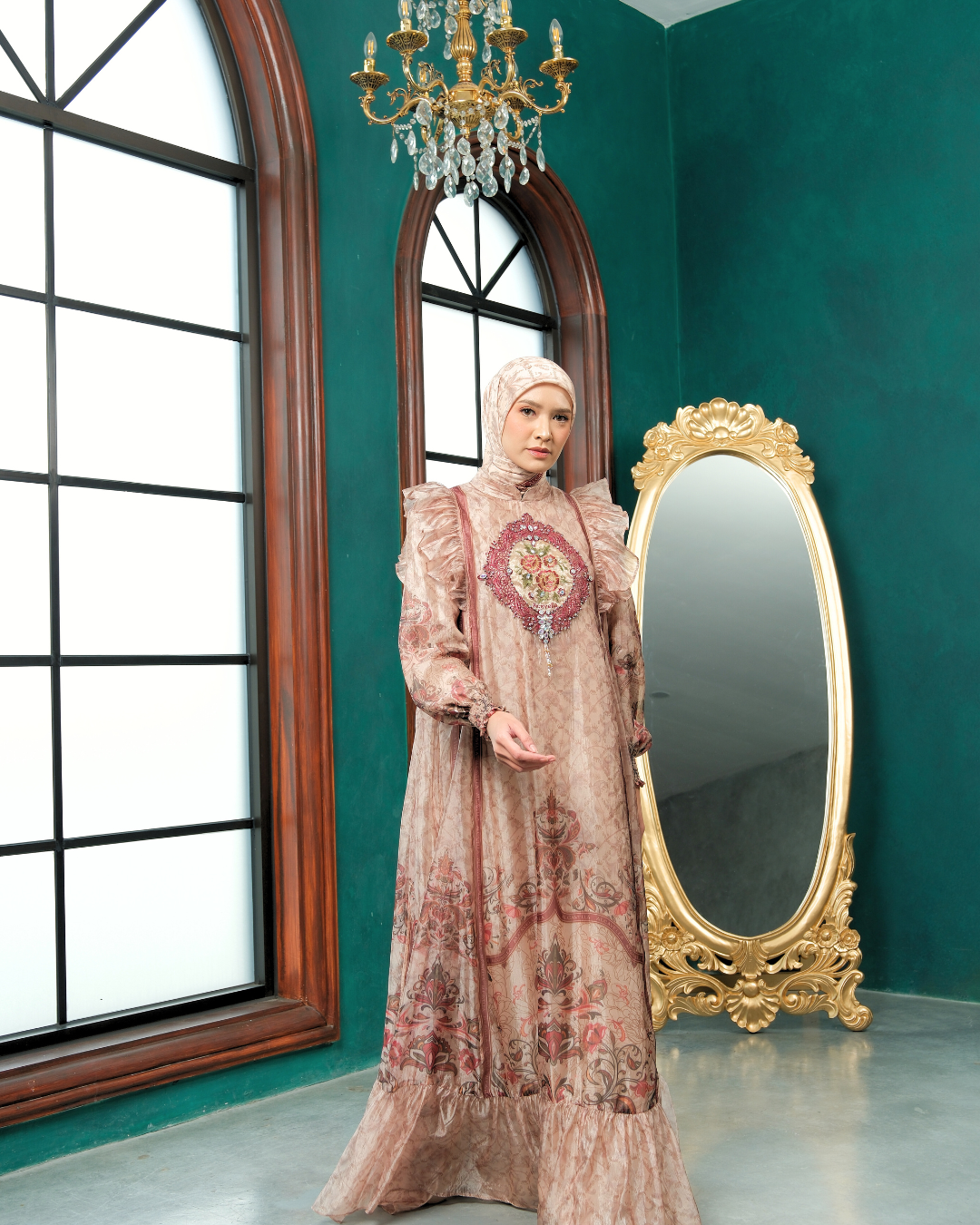 ELVARA DRESS - SOFT SAND