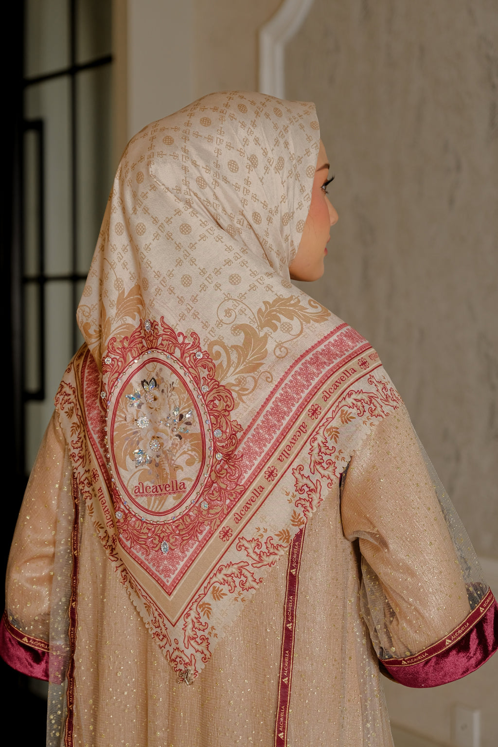 SORAYA BLOOM DRESS - WINEBERRY