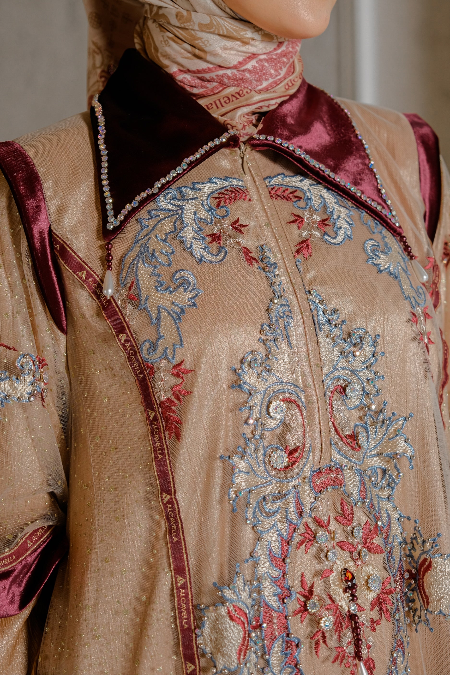 SORAYA BLOOM DRESS - WINEBERRY