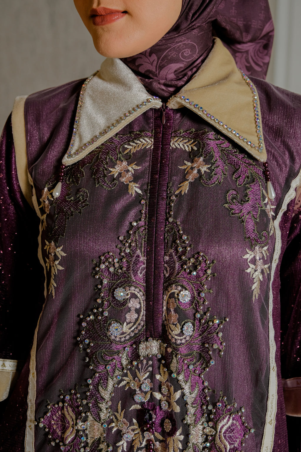 SORAYA BLOOM DRESS - PLUM