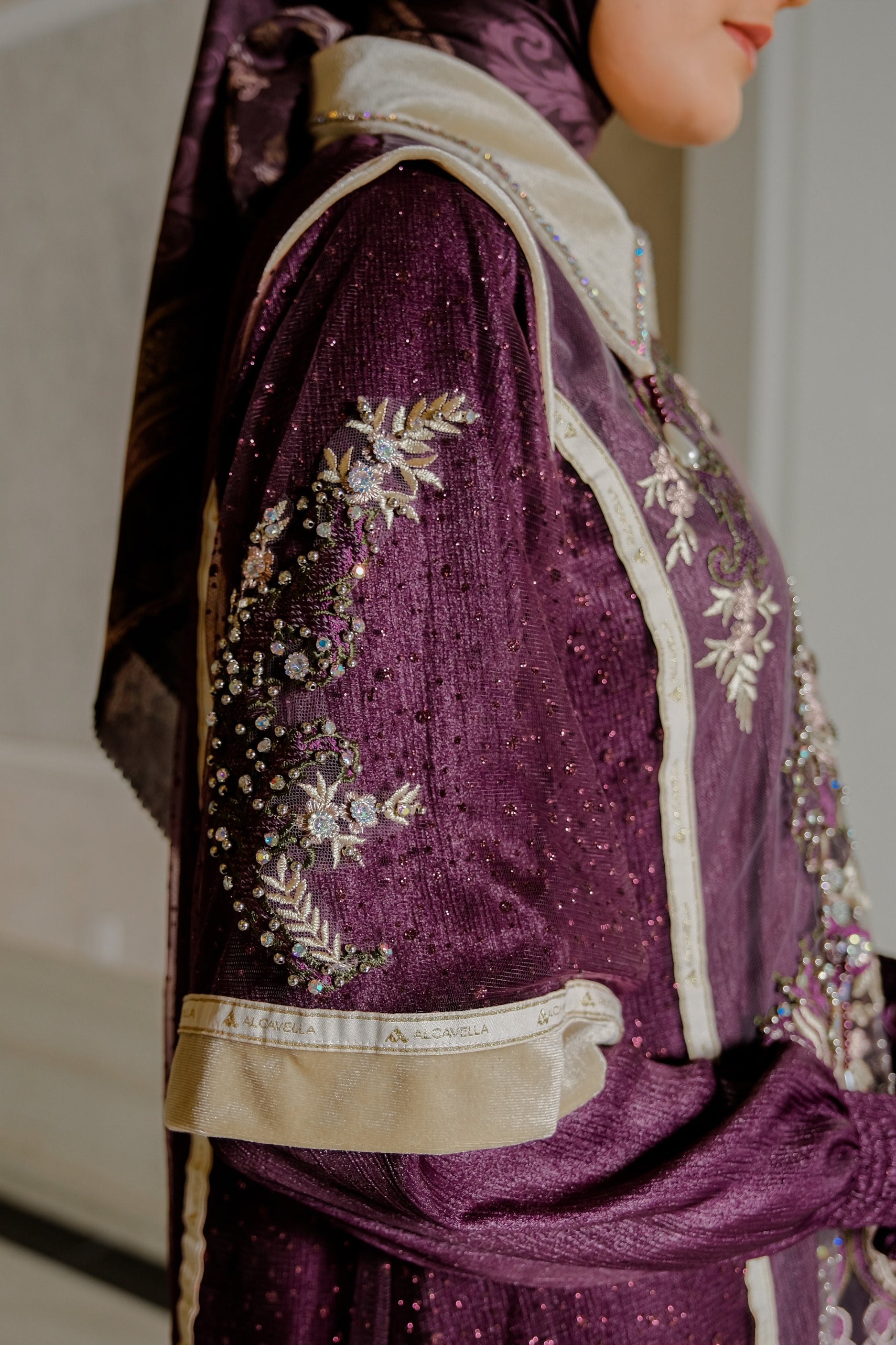 SORAYA BLOOM DRESS - PLUM